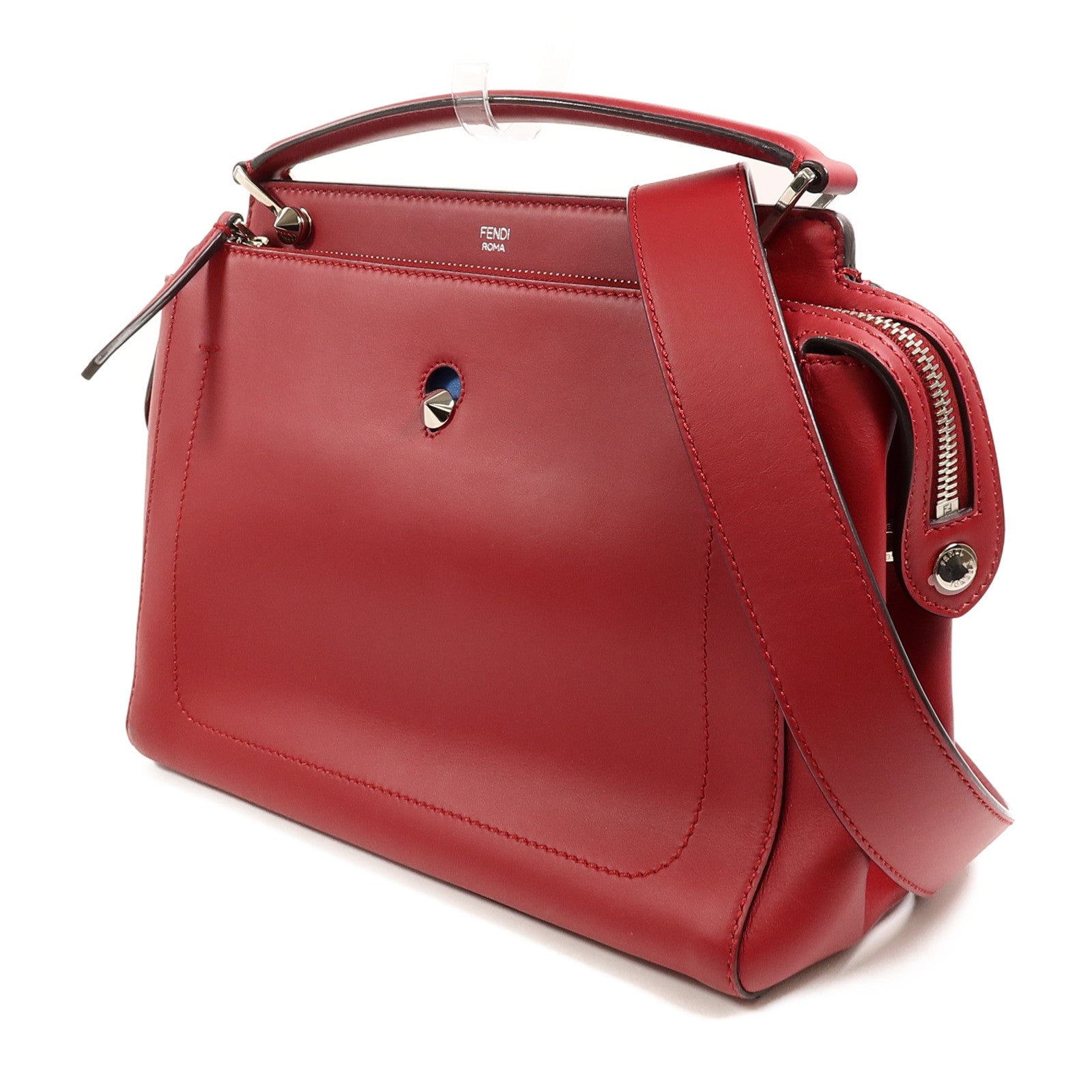 FENDI 牛皮皮革Dotcom手挽肩背兩用袋