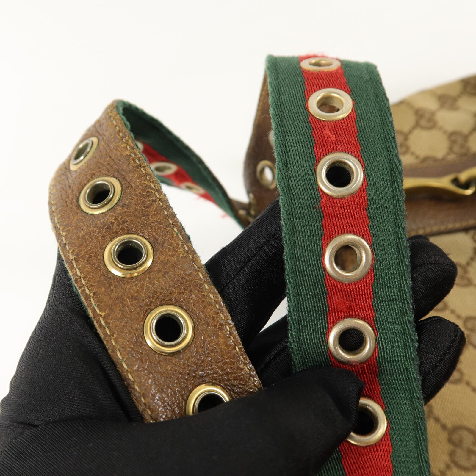 GUCCI 帆布Shoulder Bag肩背袋