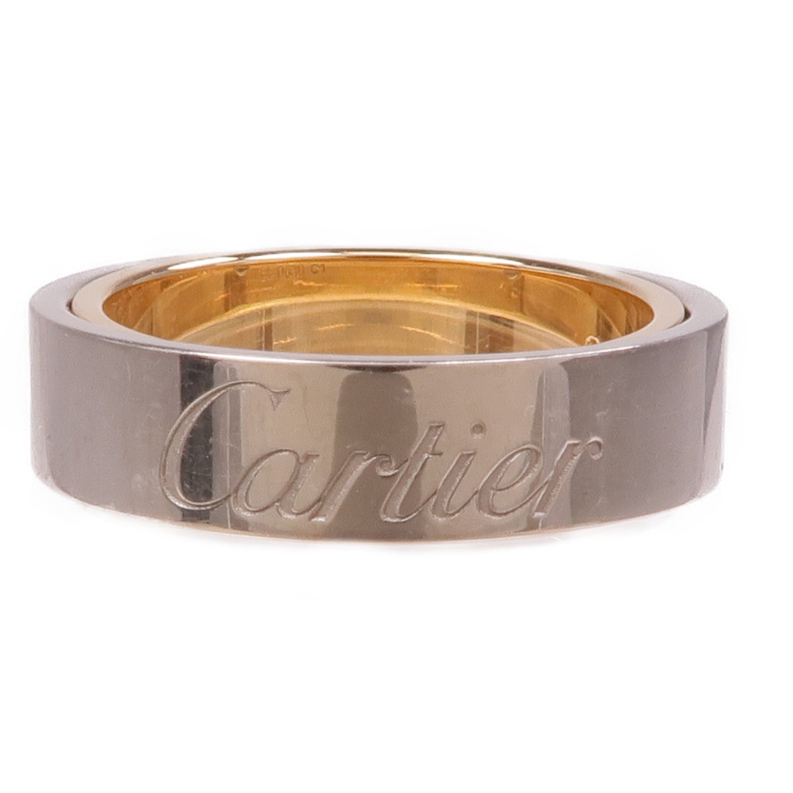 CARTIER 18K白金/玫瑰金Secret Love Ring戒指Cartier#55/US#7.25