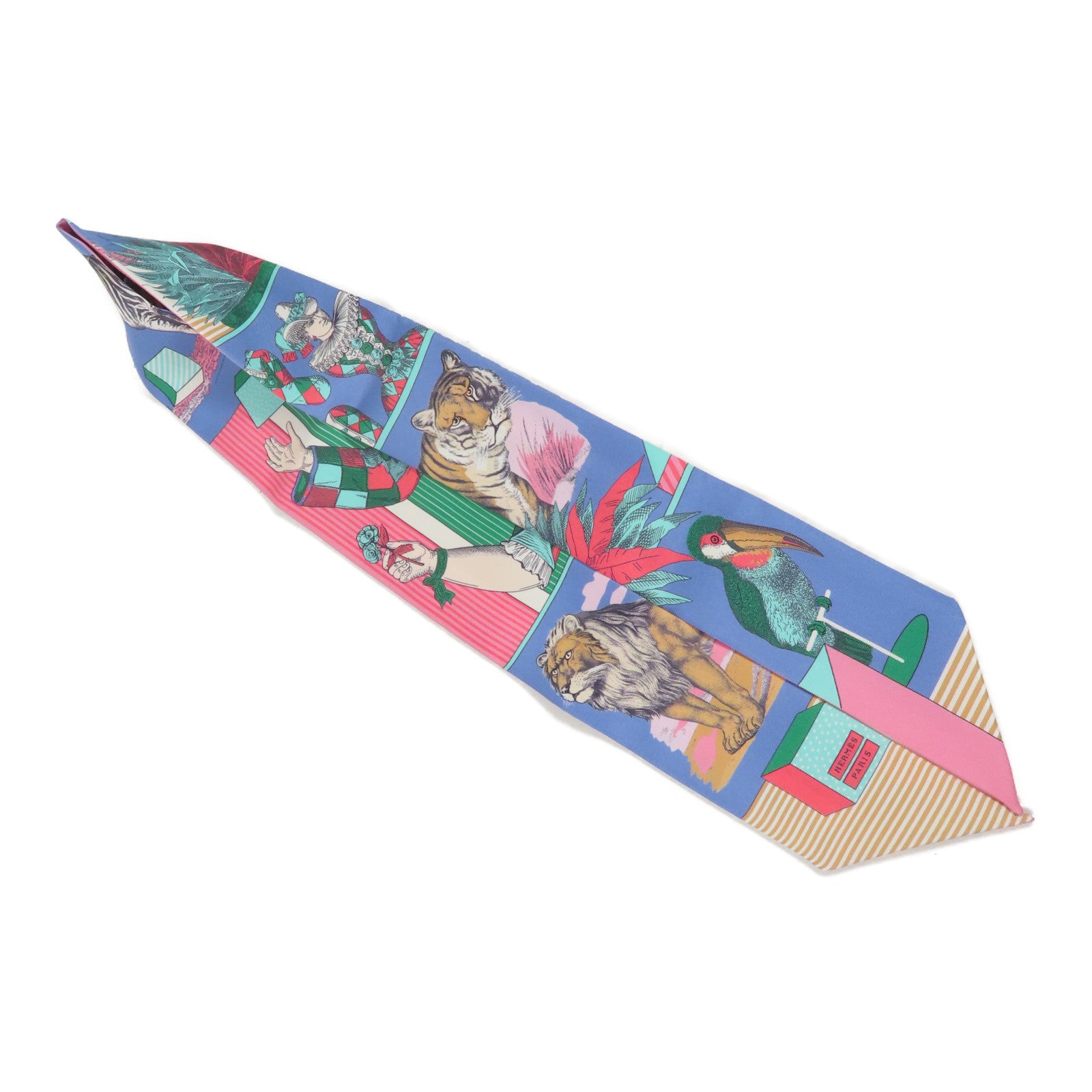 HERMES 絲質Twilly絲巾