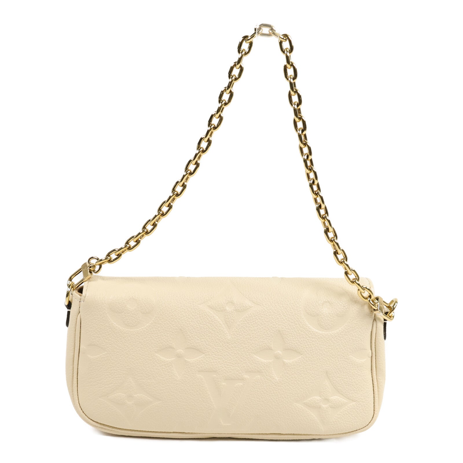 LOUIS VUITTON Monogram Empreinte Wallet on Chain Ivy肩背袋