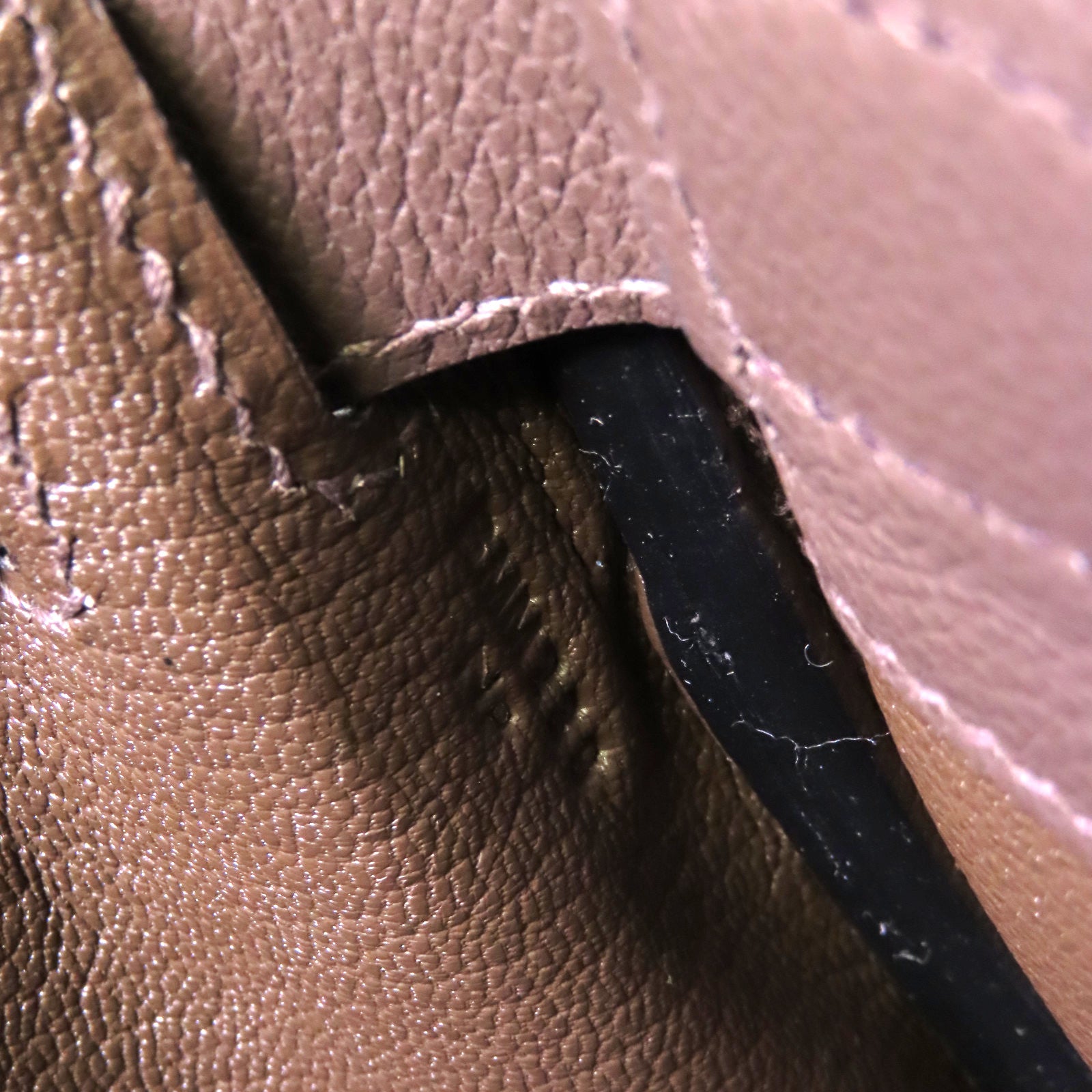 HERMES Evercolor皮革Kelly Messenger Bag PM銀扣肩背袋Ecorce樹皮色