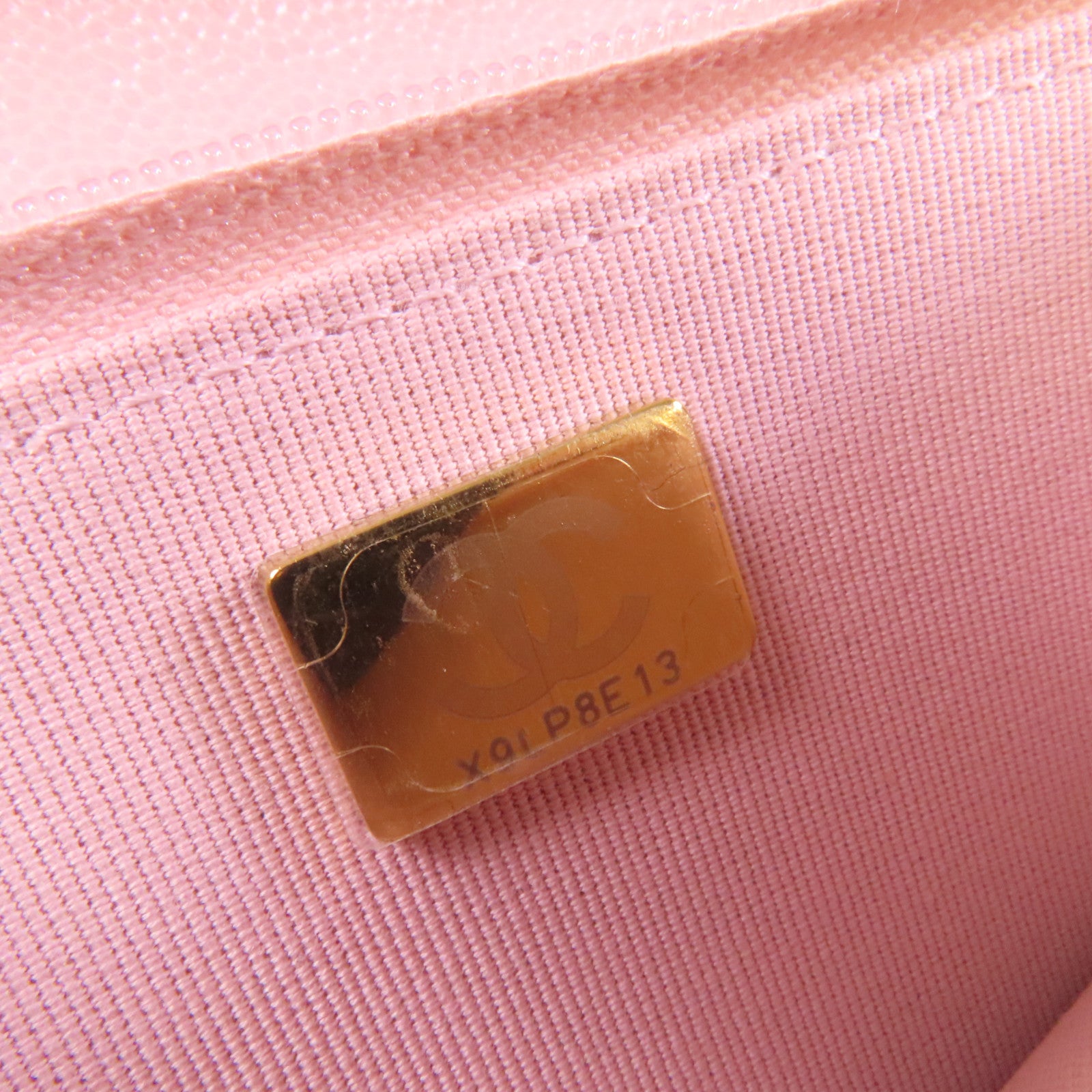 CHANEL 牛皮皮革WOC Wallet On Chain金扣鏈帶肩背袋