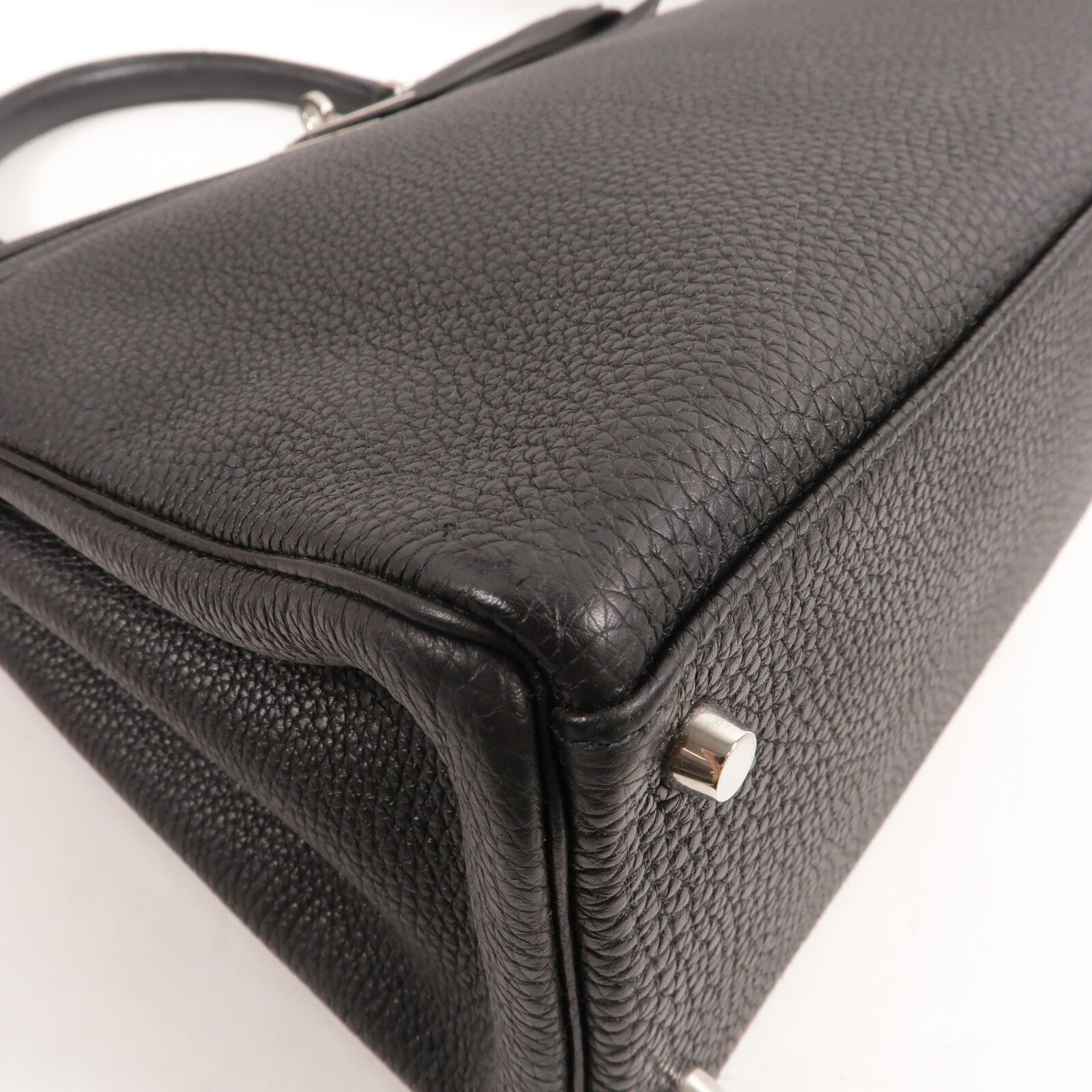 HERMES Togo皮革Kelly 35手挽肩背兩用袋Noir