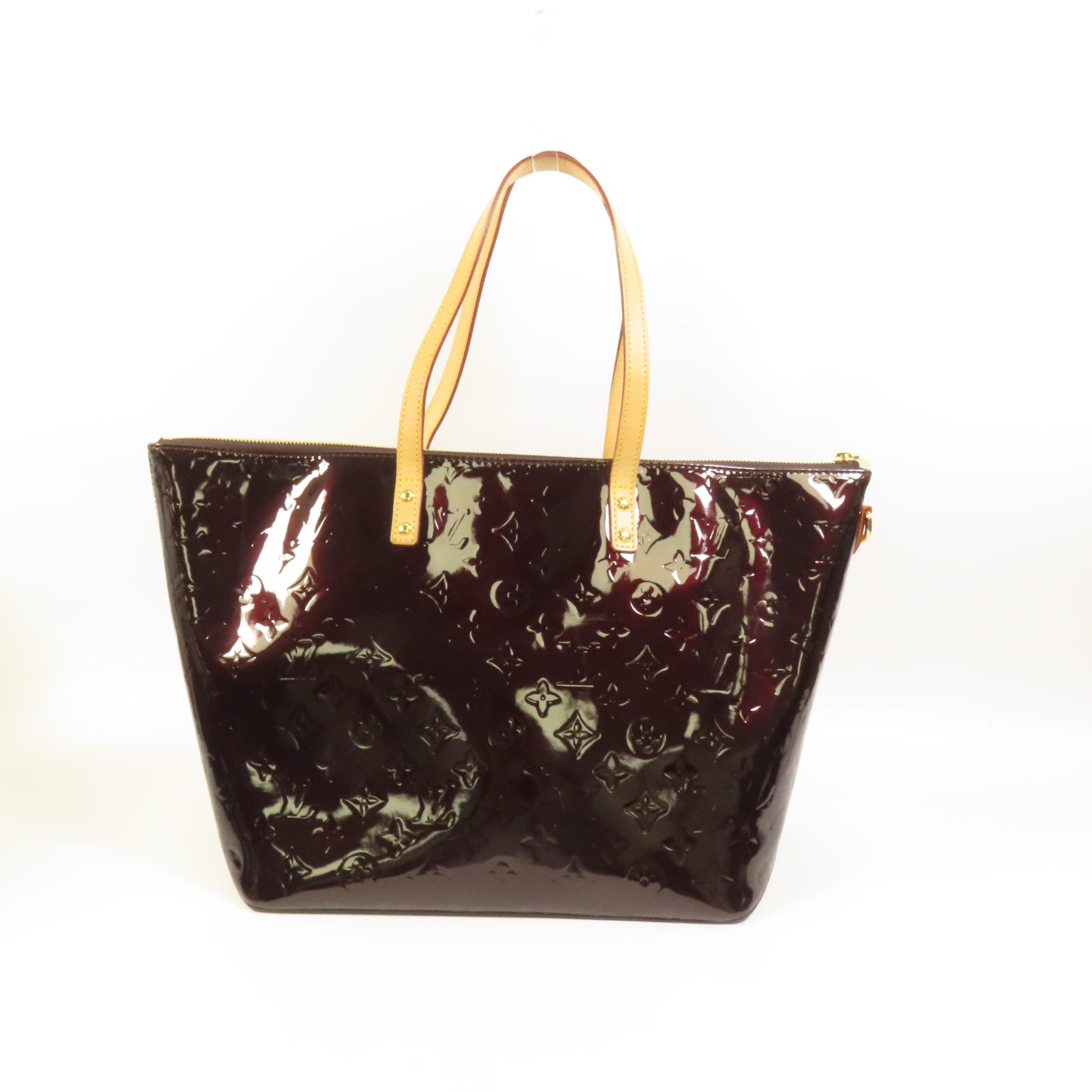 LOUIS VUITTON Vernis Bellevue GM金扣肩背袋
