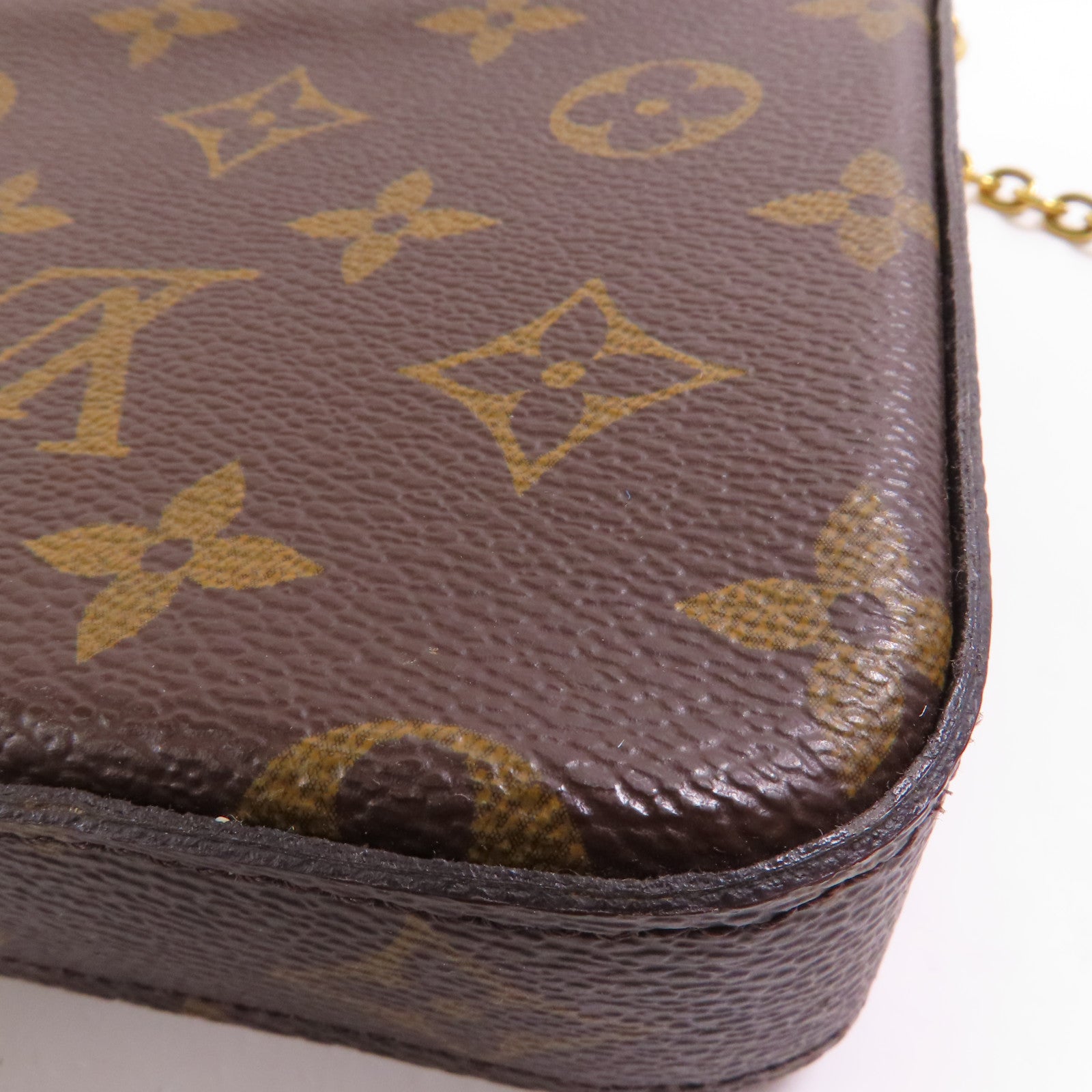 LOUIS VUITTON LV GHW Lovely Birds Felicie Pochette Shoulder Bag M62415 Monogram