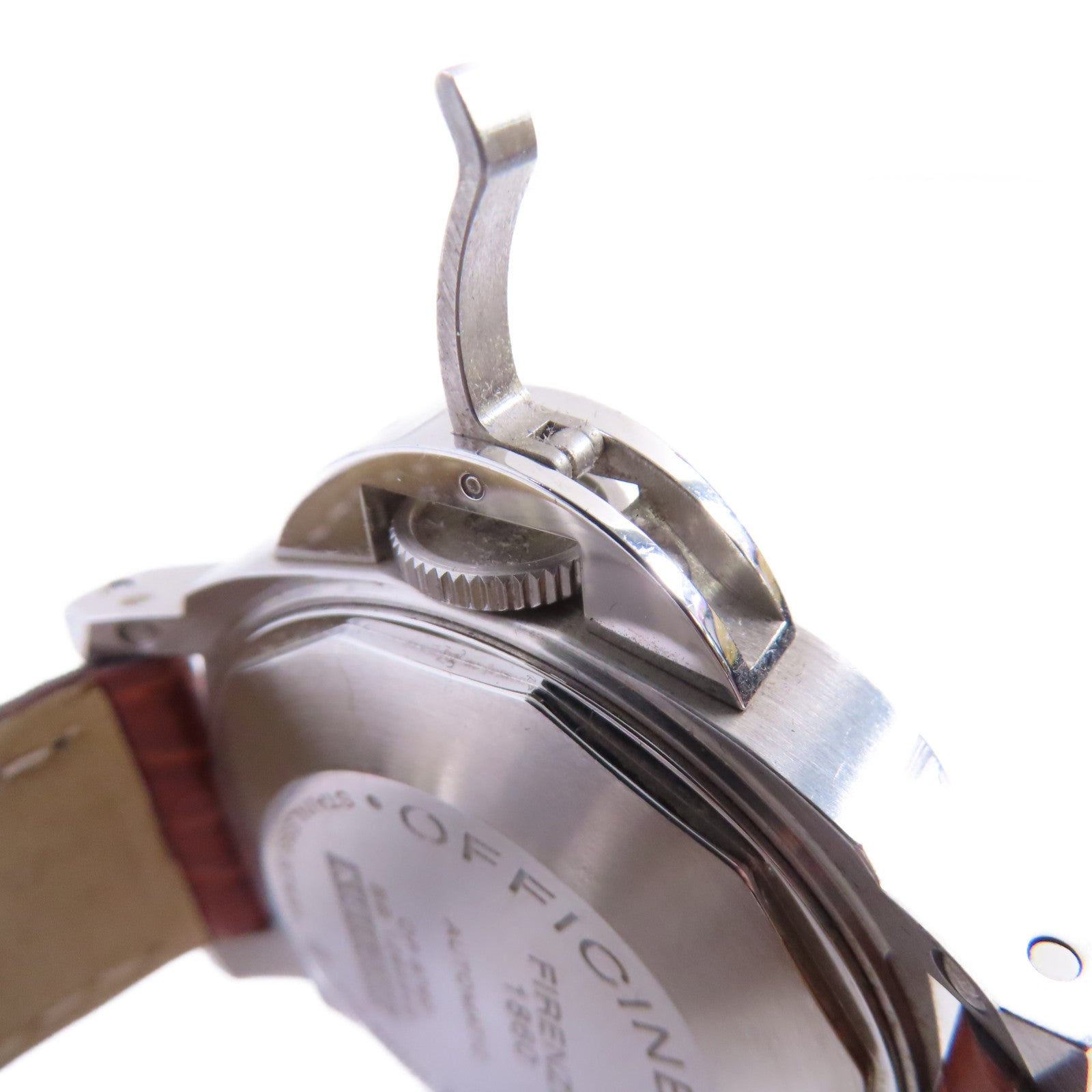PANERAI Luminor Marina Watch不鏽鋼/皮帶自動機芯手錶黑色