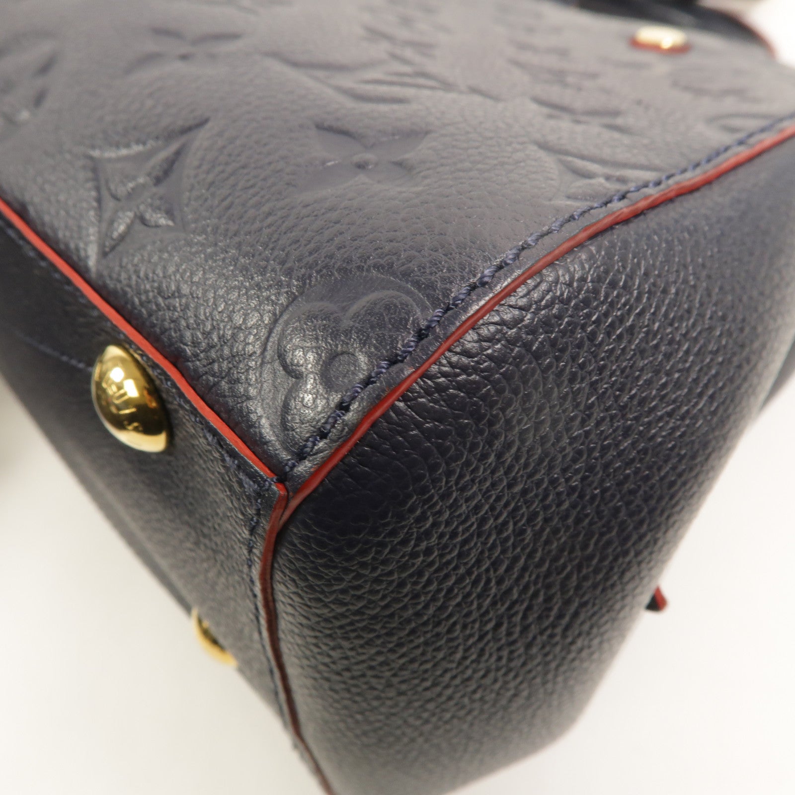 LOUIS VUITTON Monogram Empreinte Montaigne BB手挽肩背兩用袋