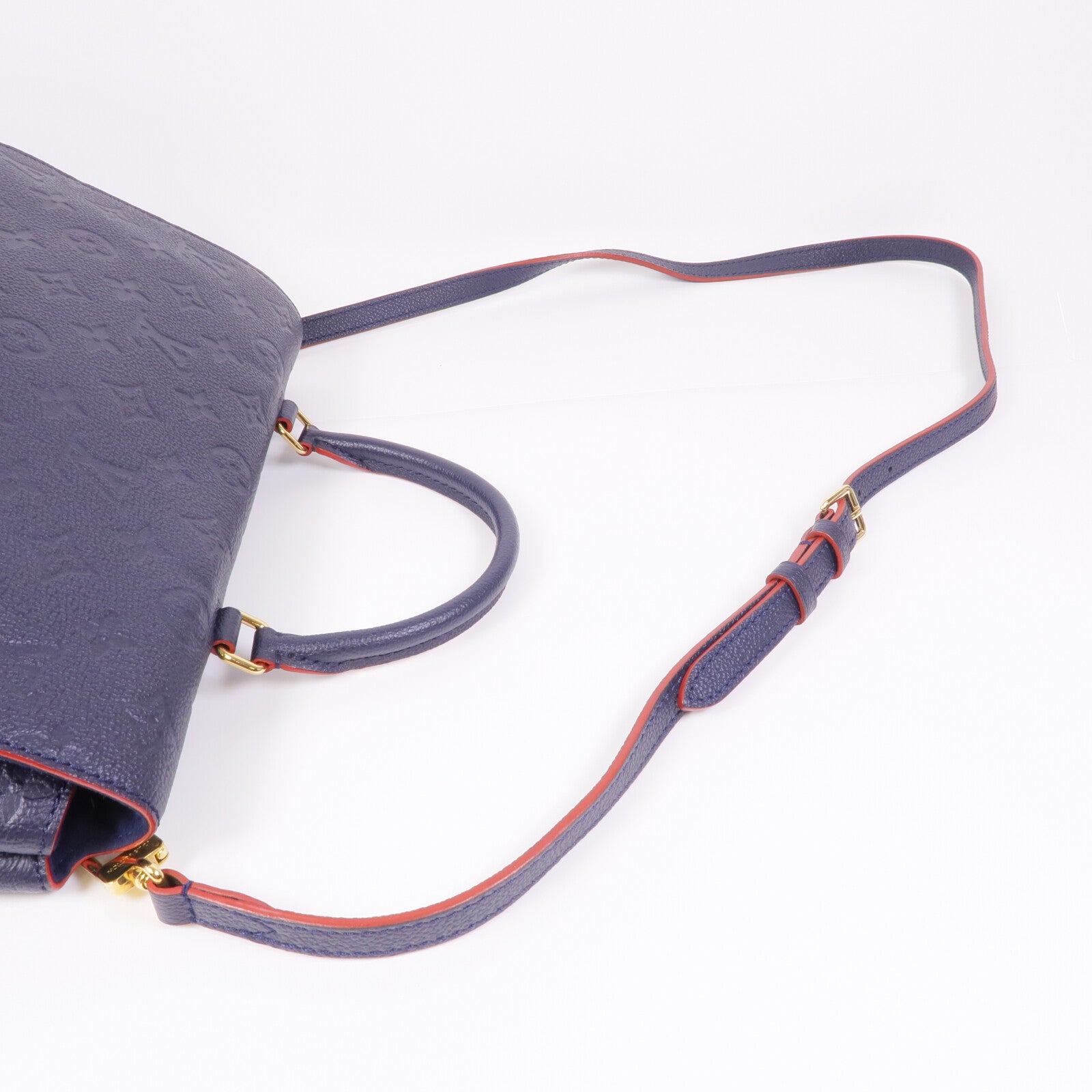 LOUIS VUITTON Monogram Empreinte Marignan金扣手挽肩背兩用袋