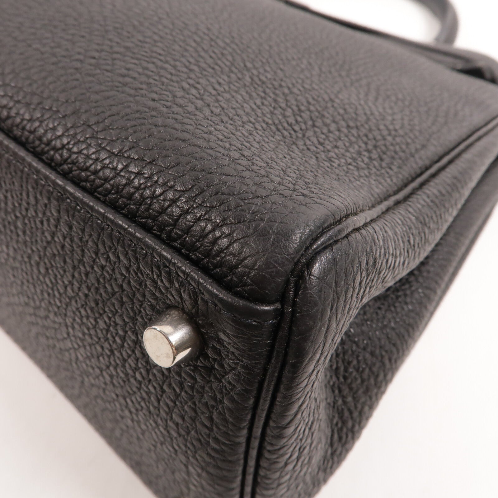 HERMES Togo皮革Kelly 35手挽肩背兩用袋Noir