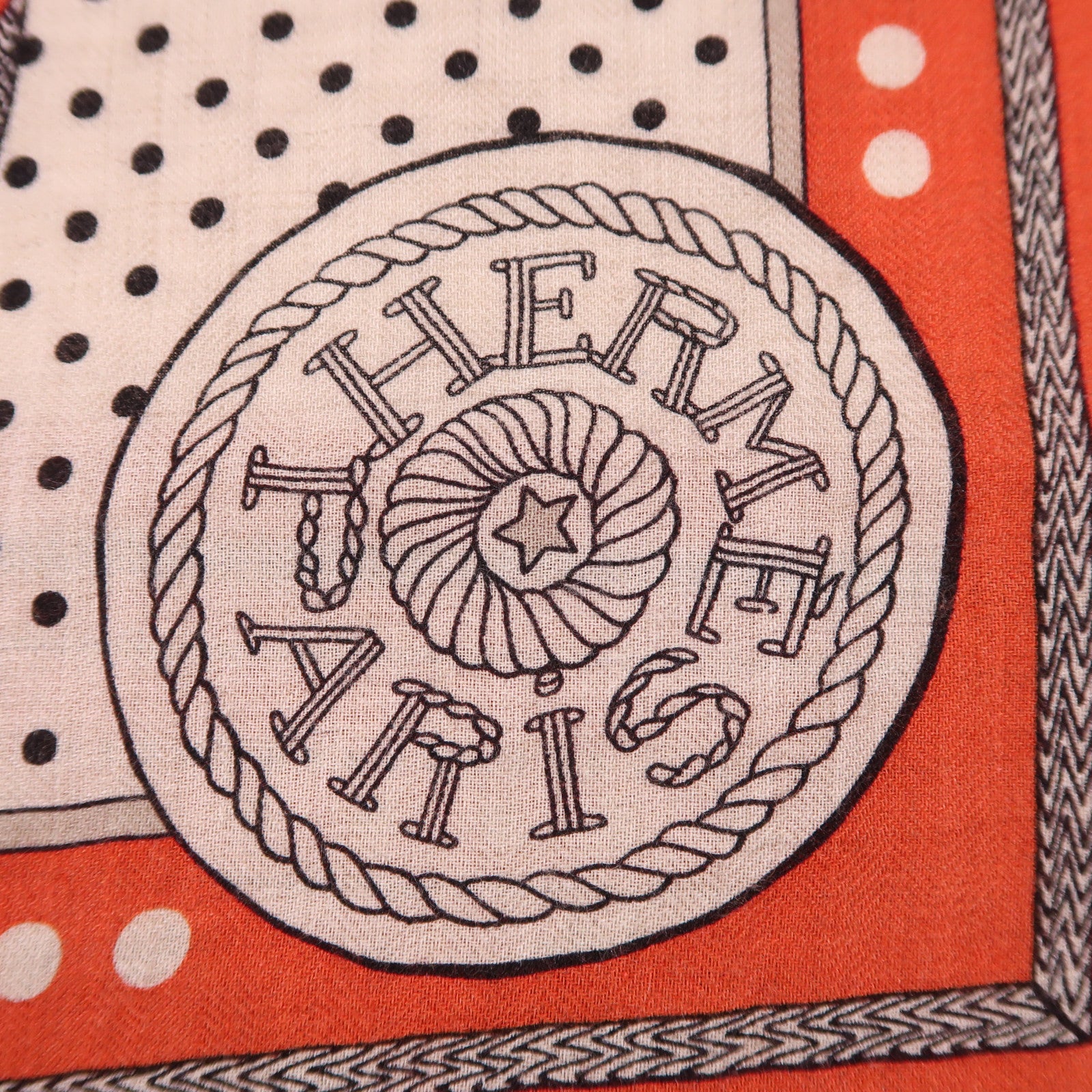 HERMES 羊絨/絲質Scarf 140X140絲巾Rouge Tomate
