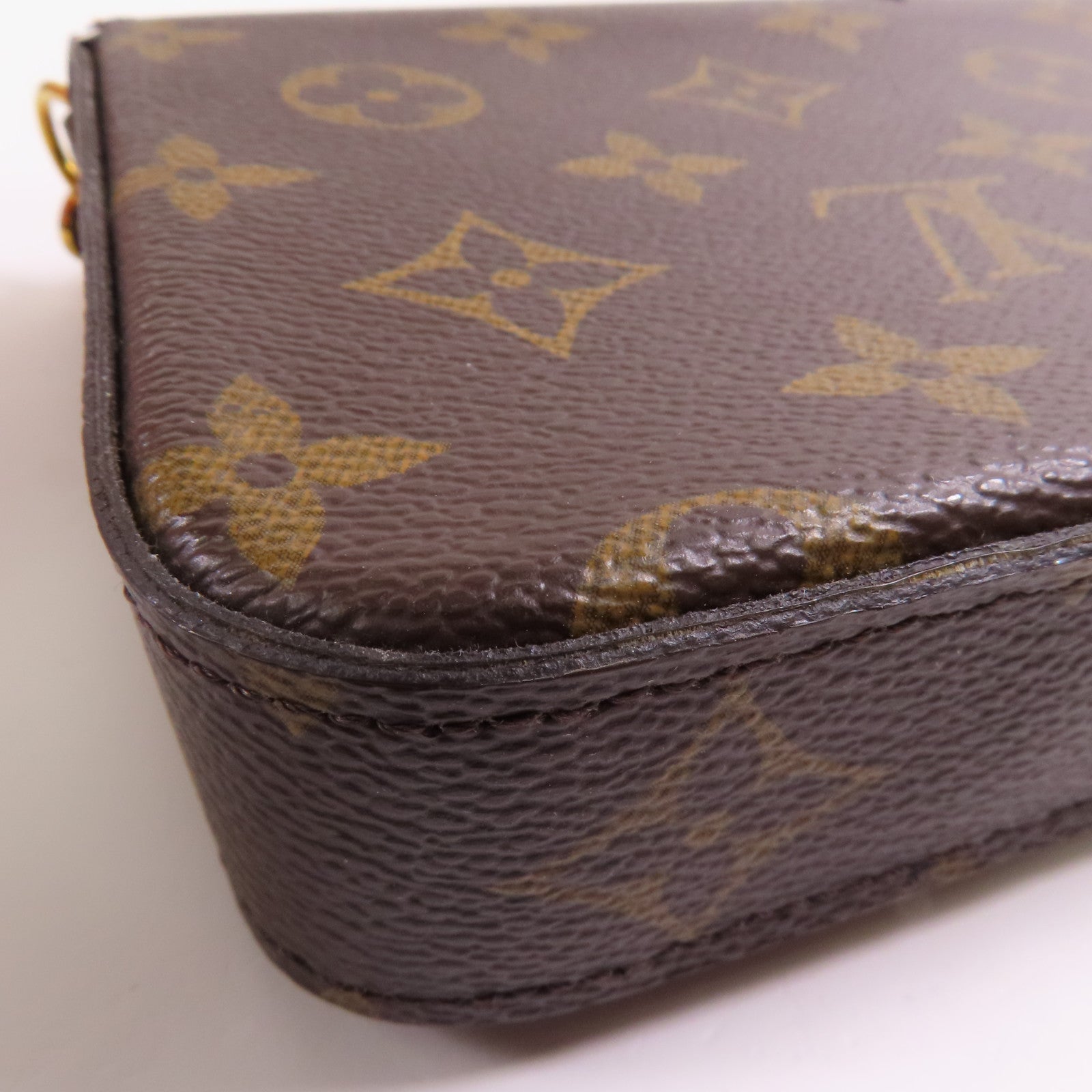 LOUIS VUITTON LV GHW Lovely Birds Felicie Pochette Shoulder Bag M62415 Monogram