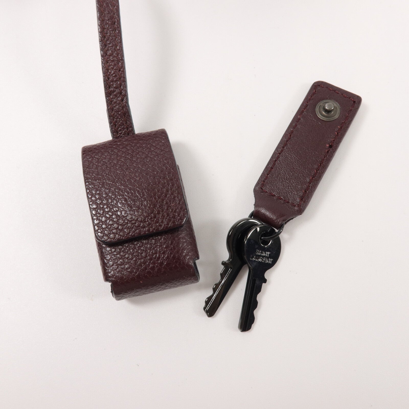 YVES SAINT LAURENT 牛皮皮革Sac De Jour Nano手挽肩背兩用袋