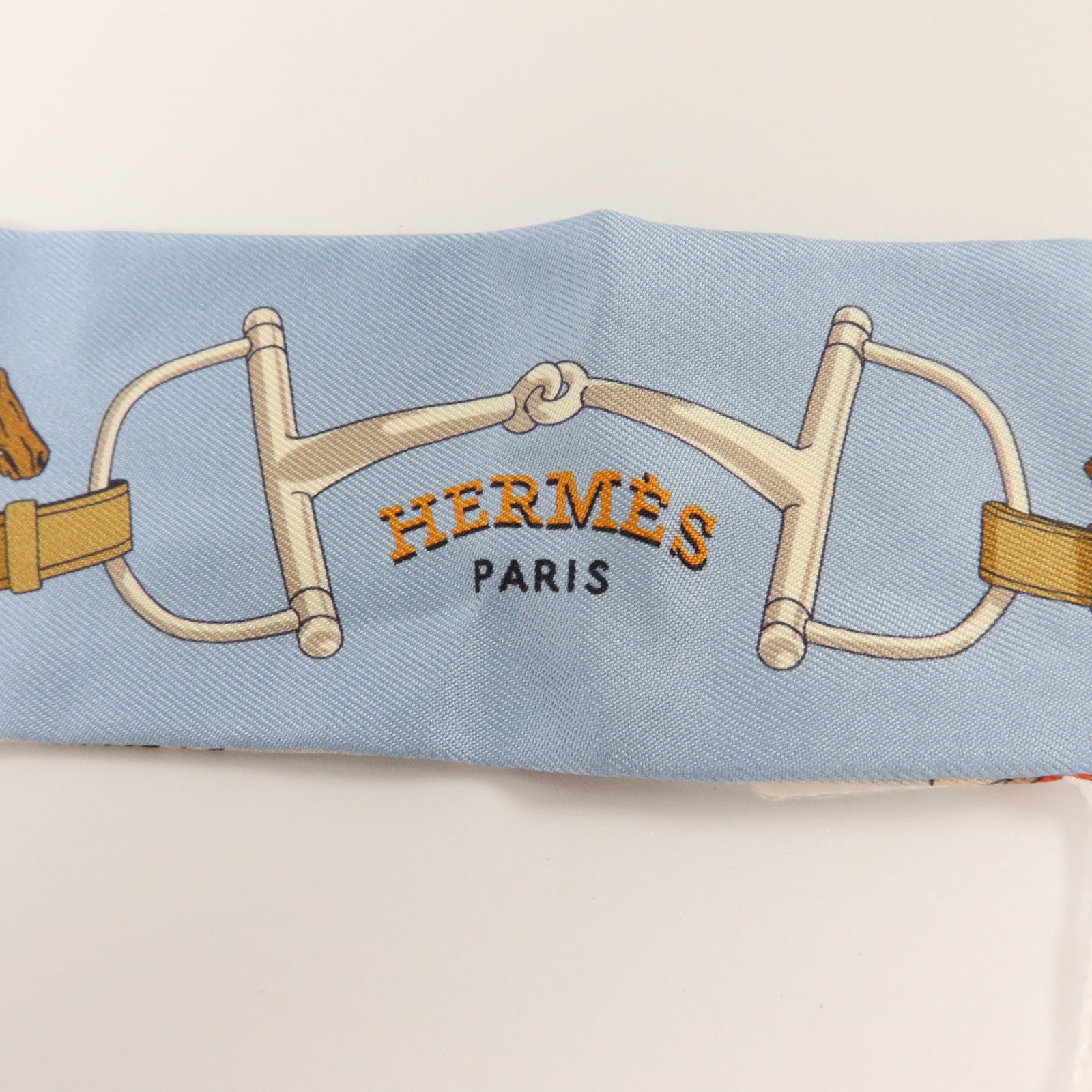 HERMES 絲質Twilly絲巾