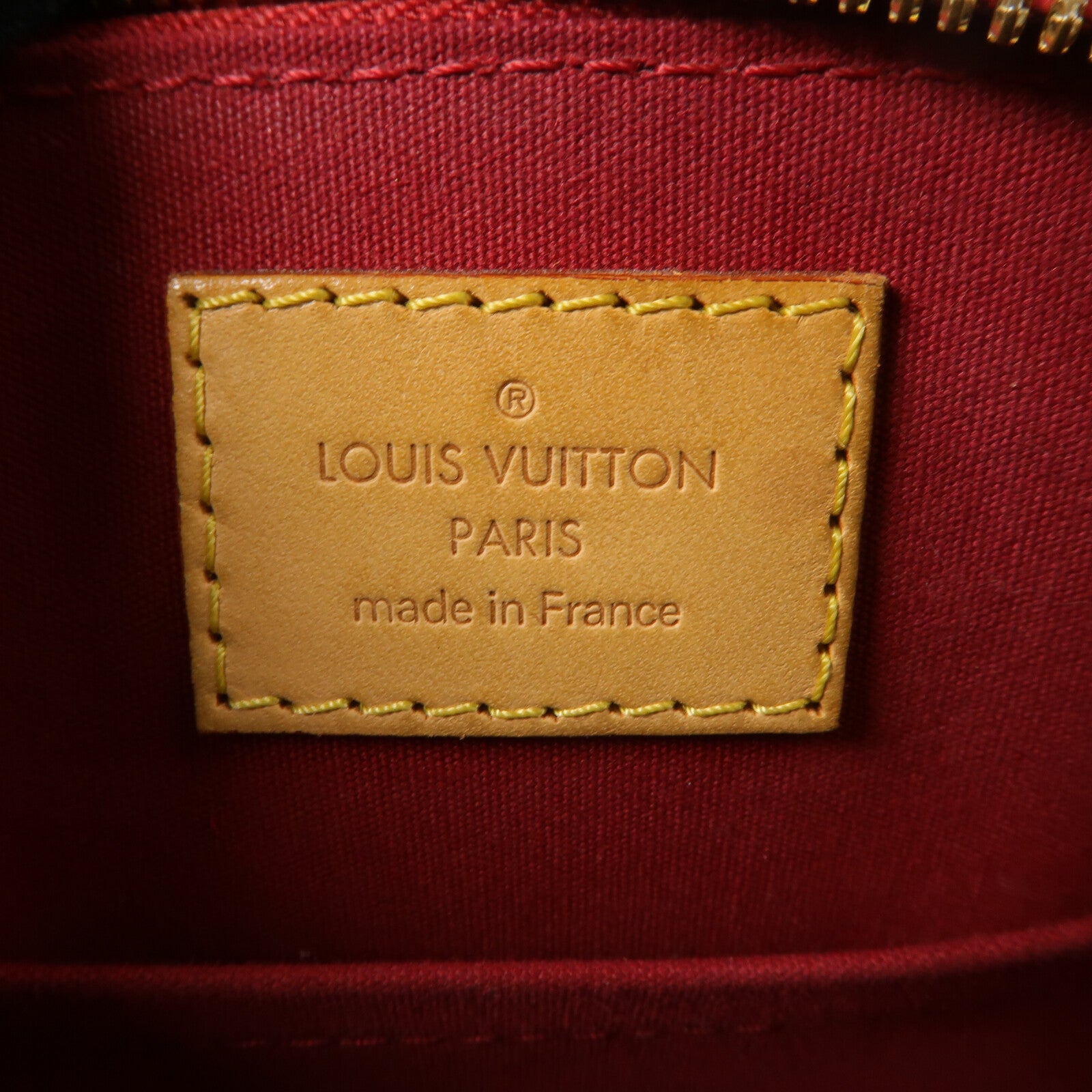 LOUIS VUITTON Monogram Vernis Alma BB手挽肩背兩用袋