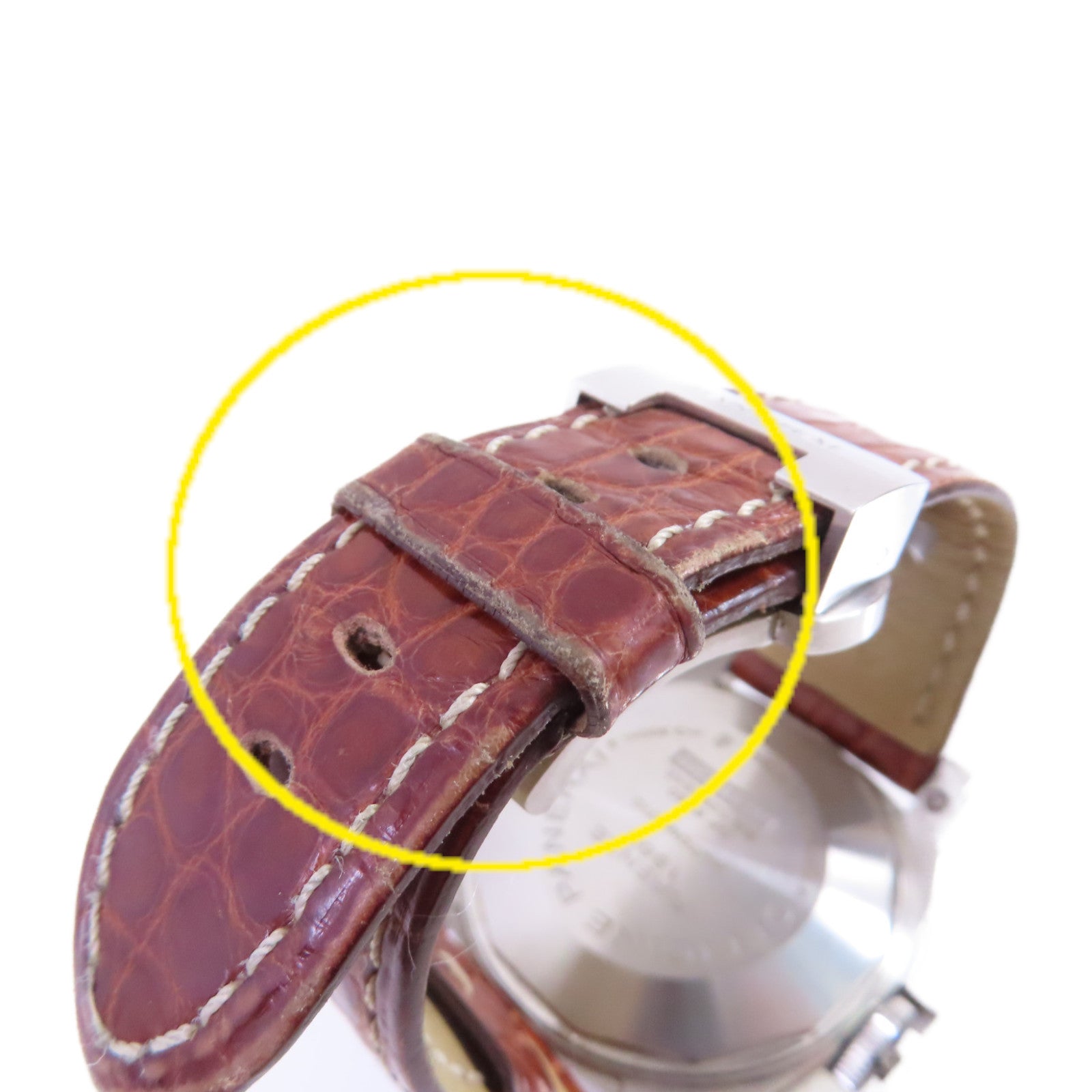 PANERAI Luminor Marina Watch不鏽鋼/皮帶自動機芯手錶黑色