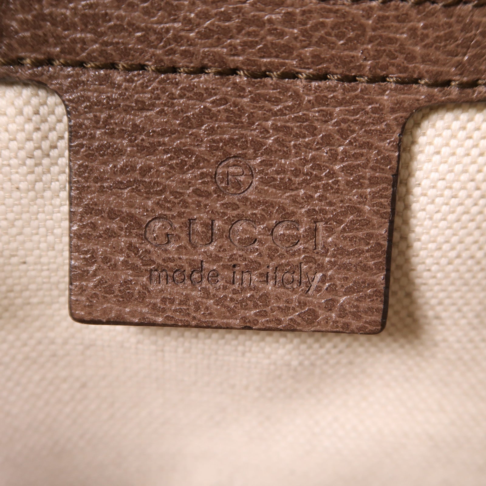 GUCCI 塗層帆布Ophidia金扣肩背袋