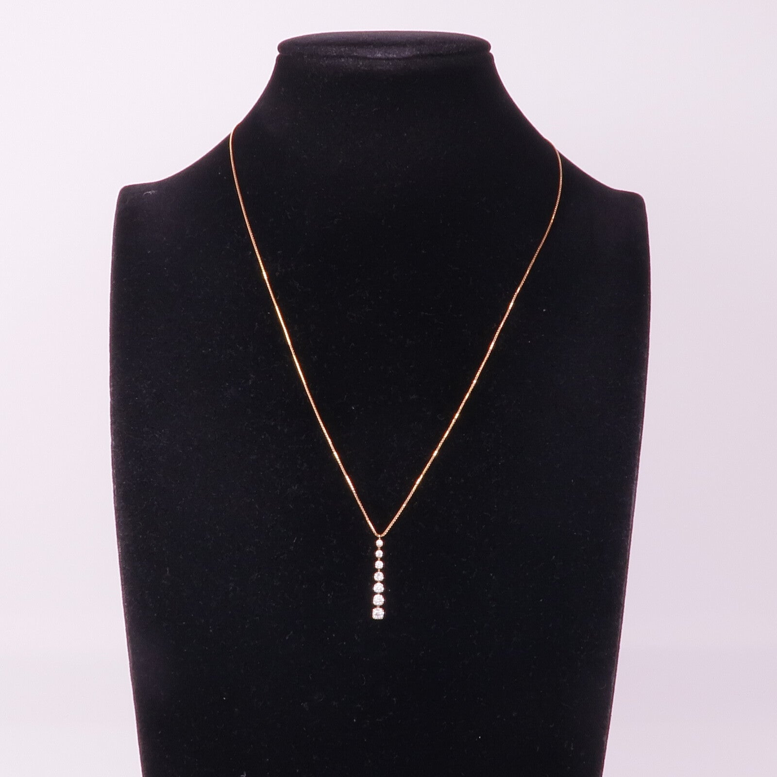 JEWELRY 18K玫瑰金Diamond Necklace鑽石項鍊