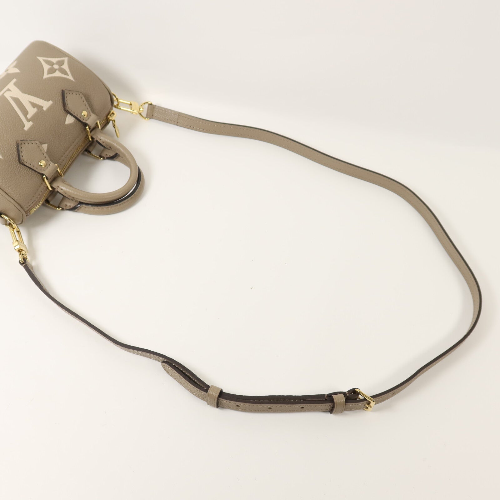 LOUIS VUITTON Monogram Empreinte Nano Speedy手挽肩背兩用袋