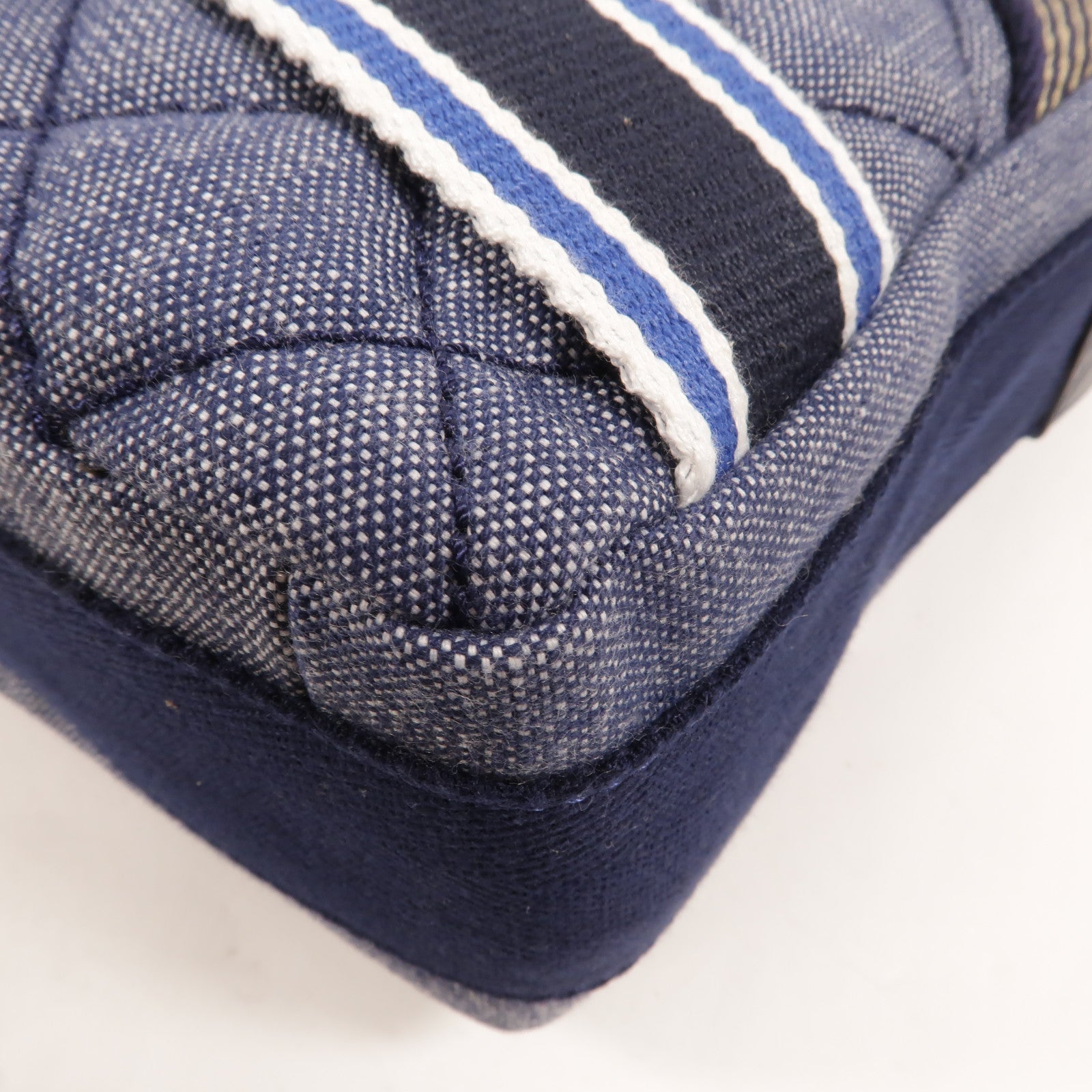 CHANEL Demin Airlines Buckle Messenger手挽肩背兩用袋