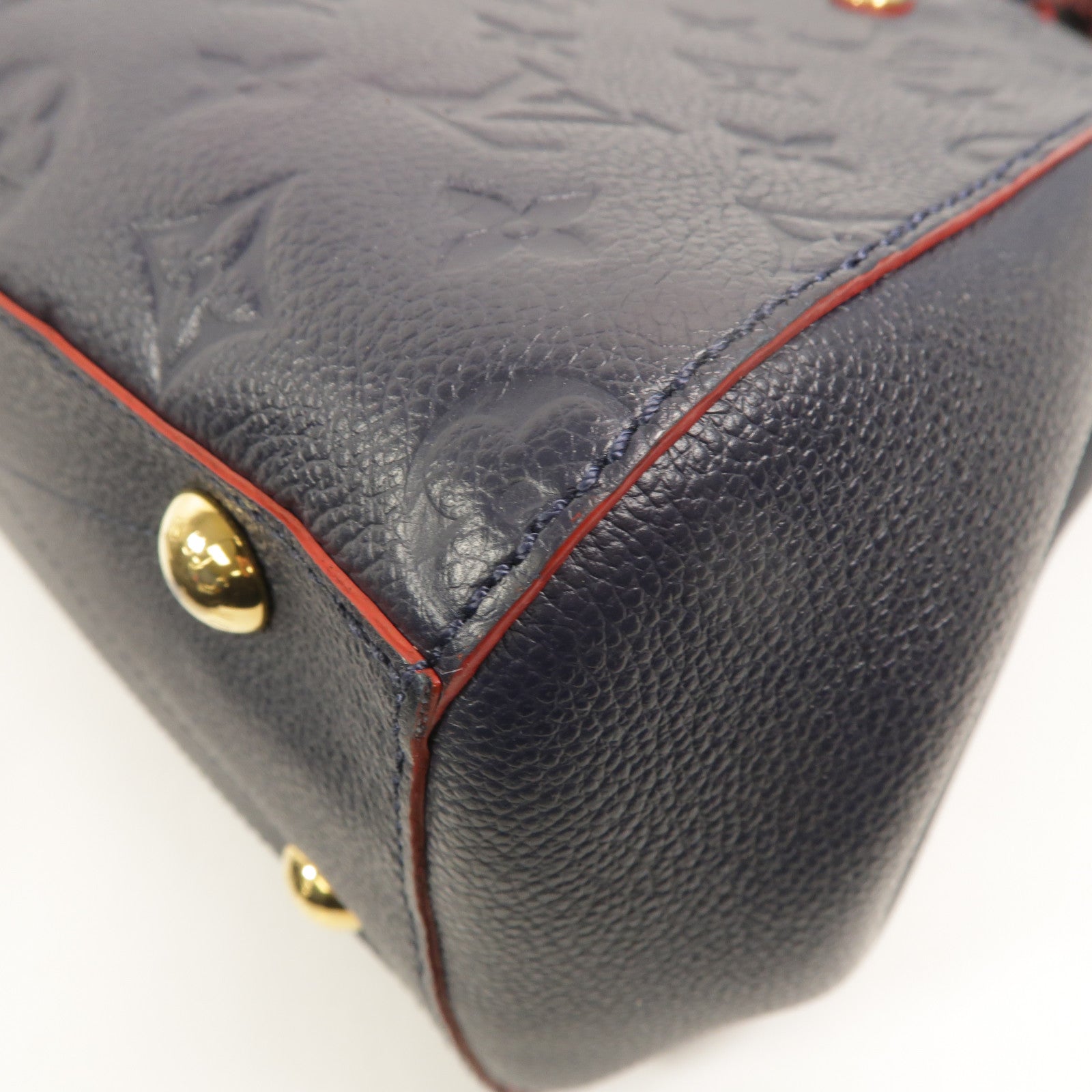 LOUIS VUITTON Monogram Empreinte Montaigne BB手挽肩背兩用袋