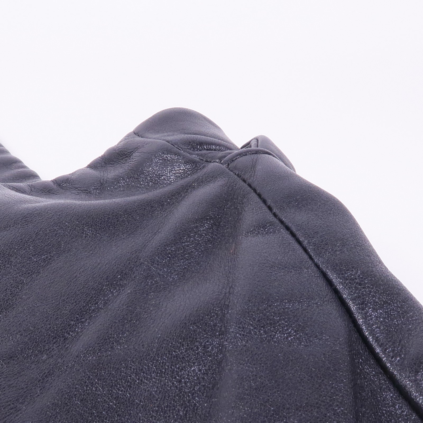 CHANEL 牛皮皮革Chain Shoulder銀扣鏈帶肩背袋