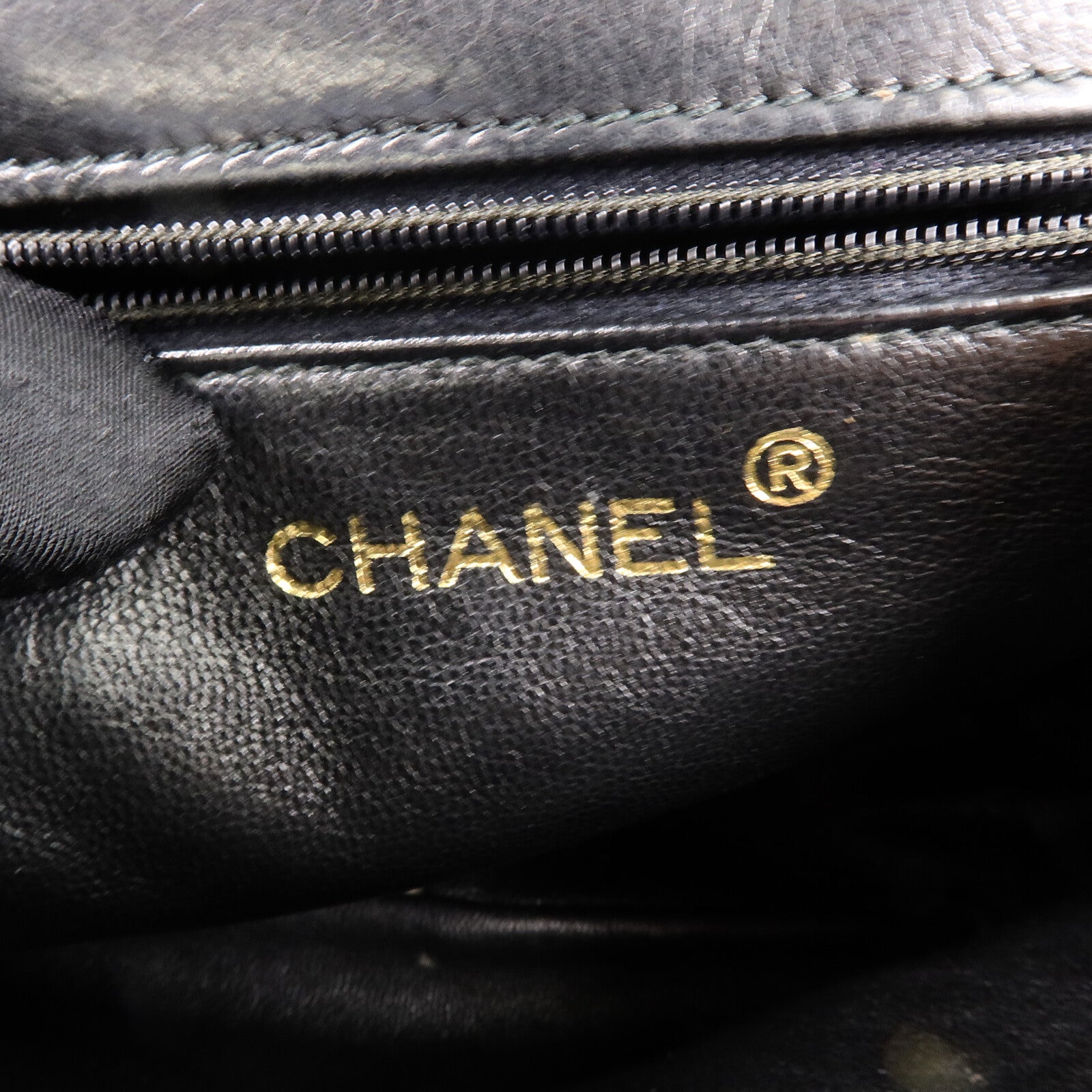 CHANEL 羊皮皮革Vintage Chain Shoulder鏈帶肩背袋