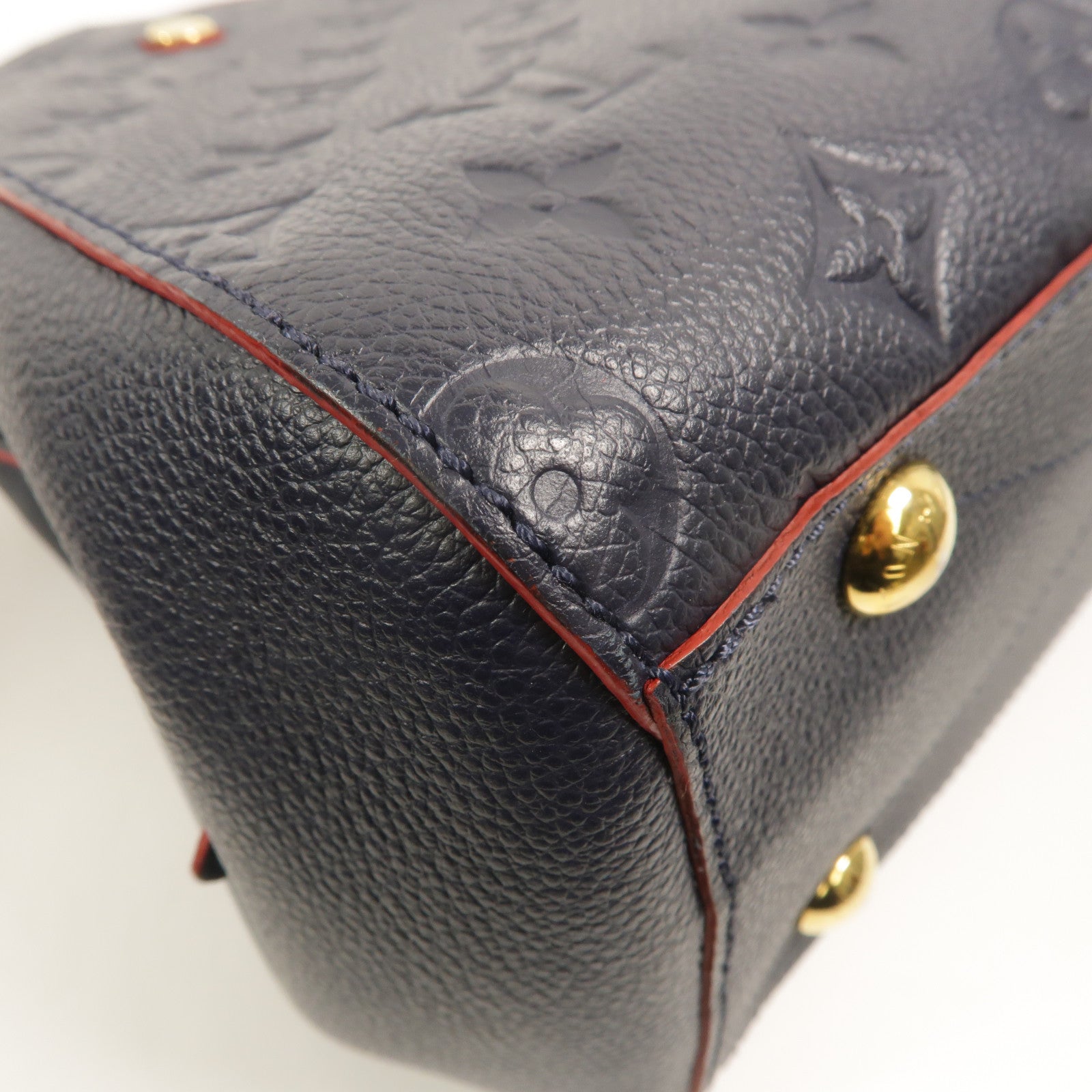 LOUIS VUITTON Monogram Empreinte Montaigne BB手挽肩背兩用袋