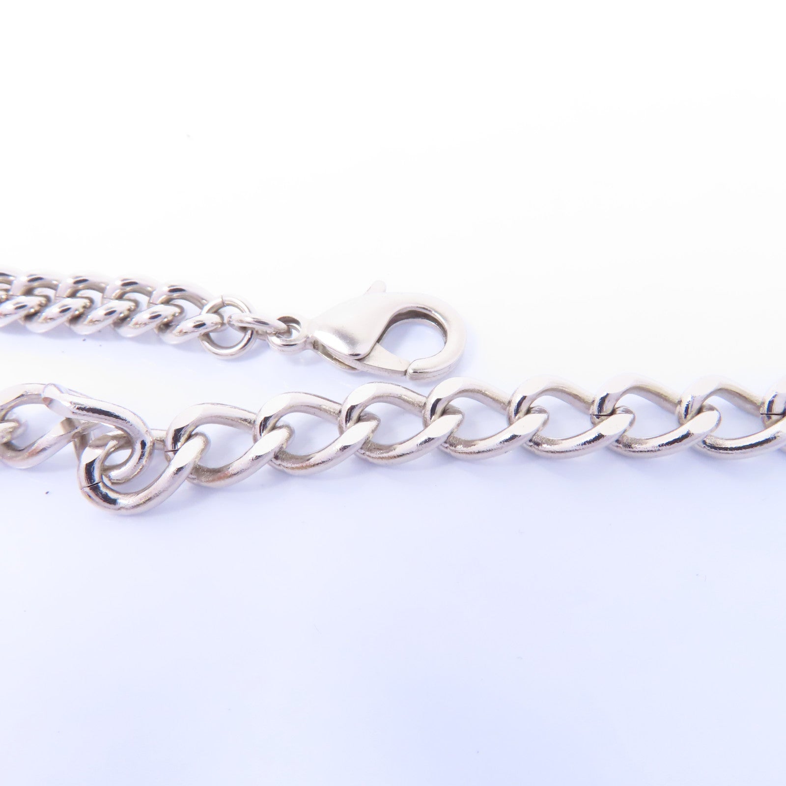 CHANEL 金屬Necklace項鍊銀色