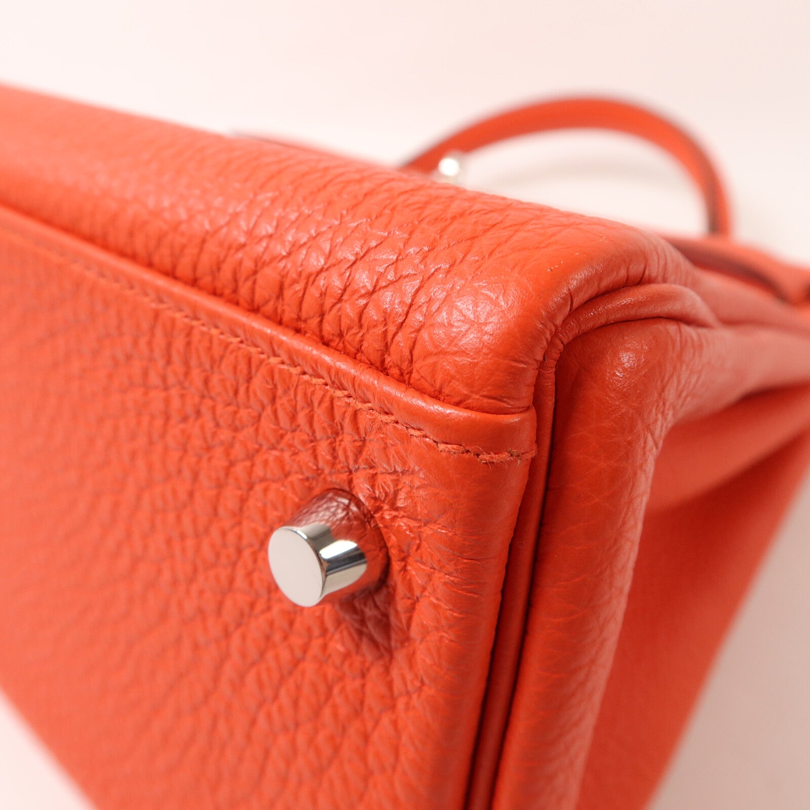 HERMES Togo皮革Kelly 32手挽肩背兩用袋Capucine