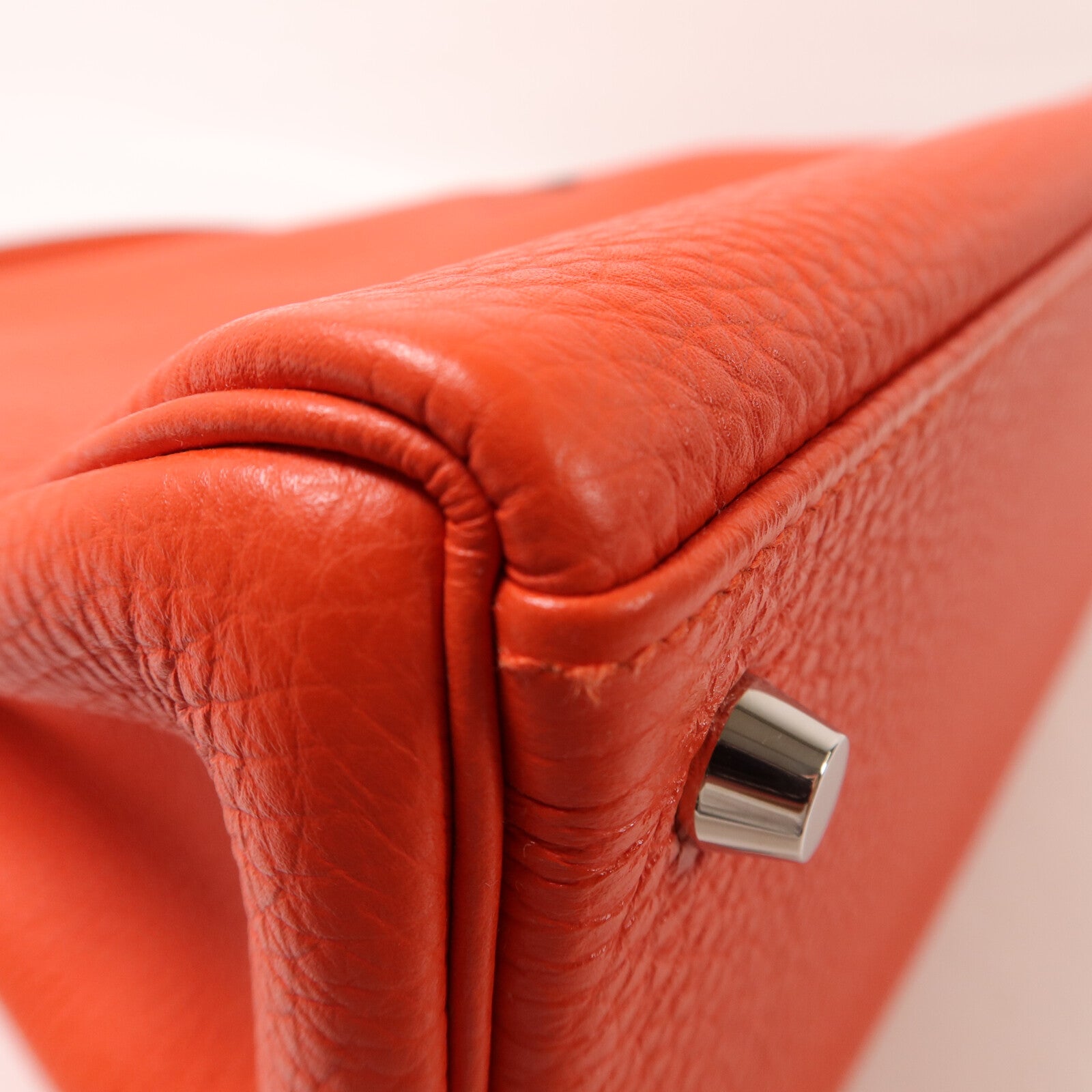 HERMES Togo皮革Kelly 32手挽肩背兩用袋Capucine