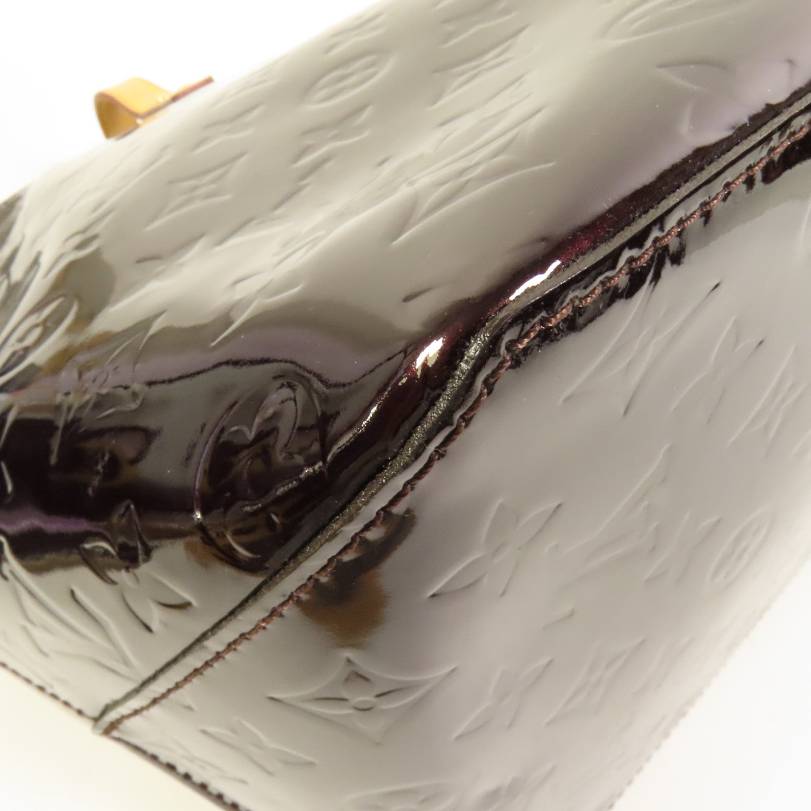 LOUIS VUITTON Vernis Bellevue GM金扣肩背袋