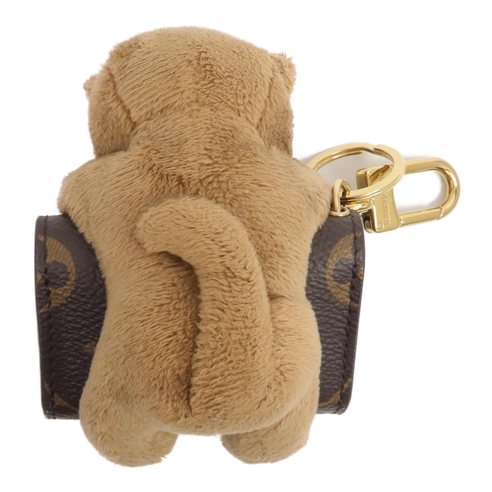 LOUIS VUITTON Monogram LV Cute Cat Pouch Earphone Case耳機套