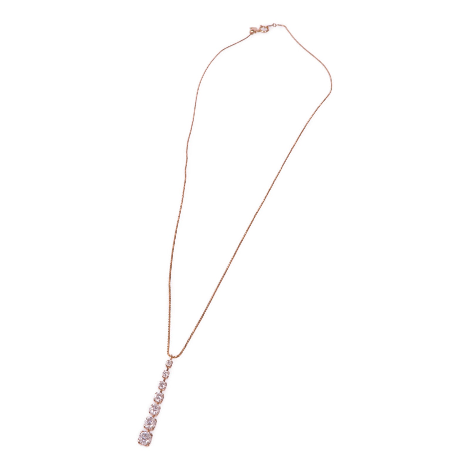 JEWELRY 18K玫瑰金Diamond Necklace鑽石項鍊