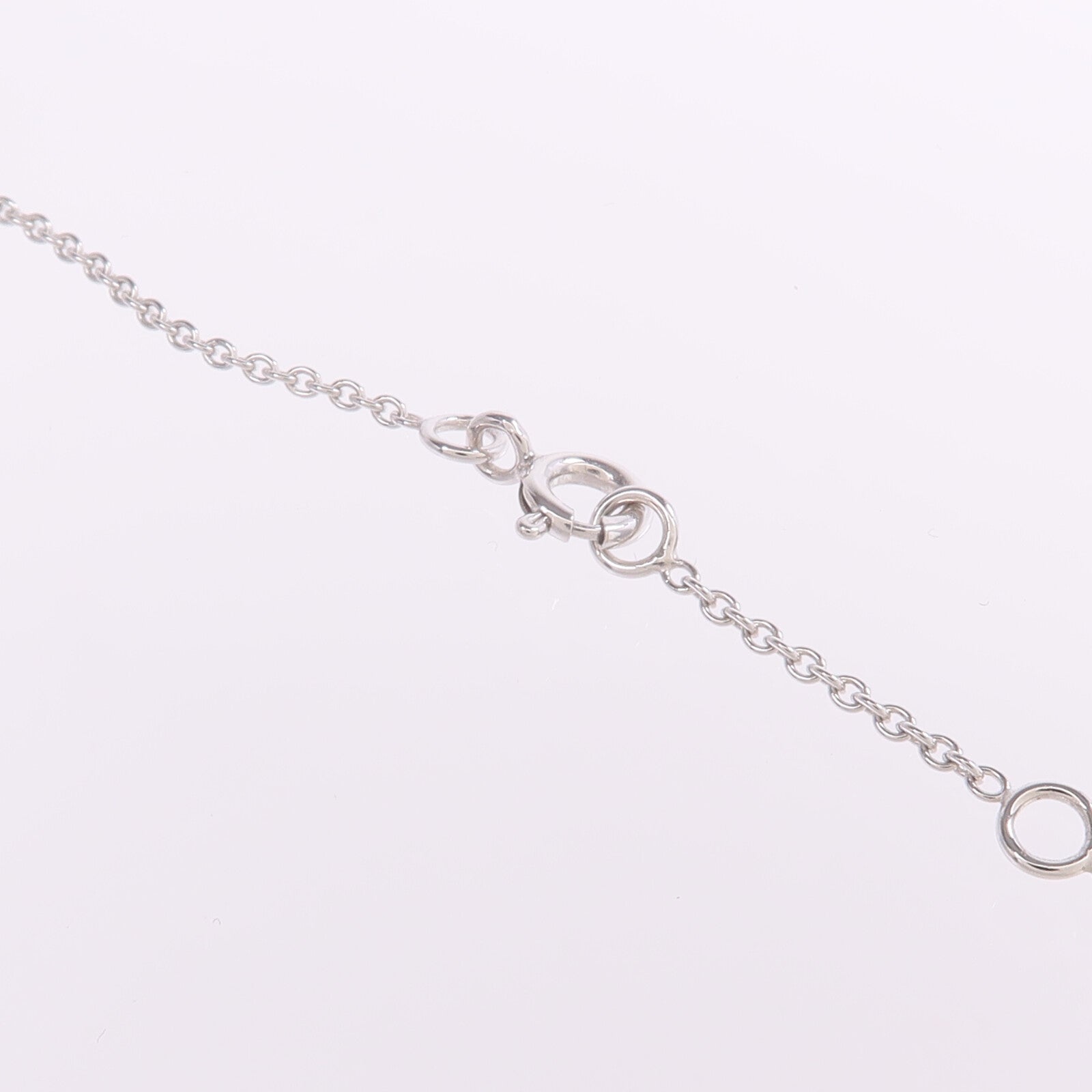 HERMES 18K白金Finesse Pendant鑽石項鍊