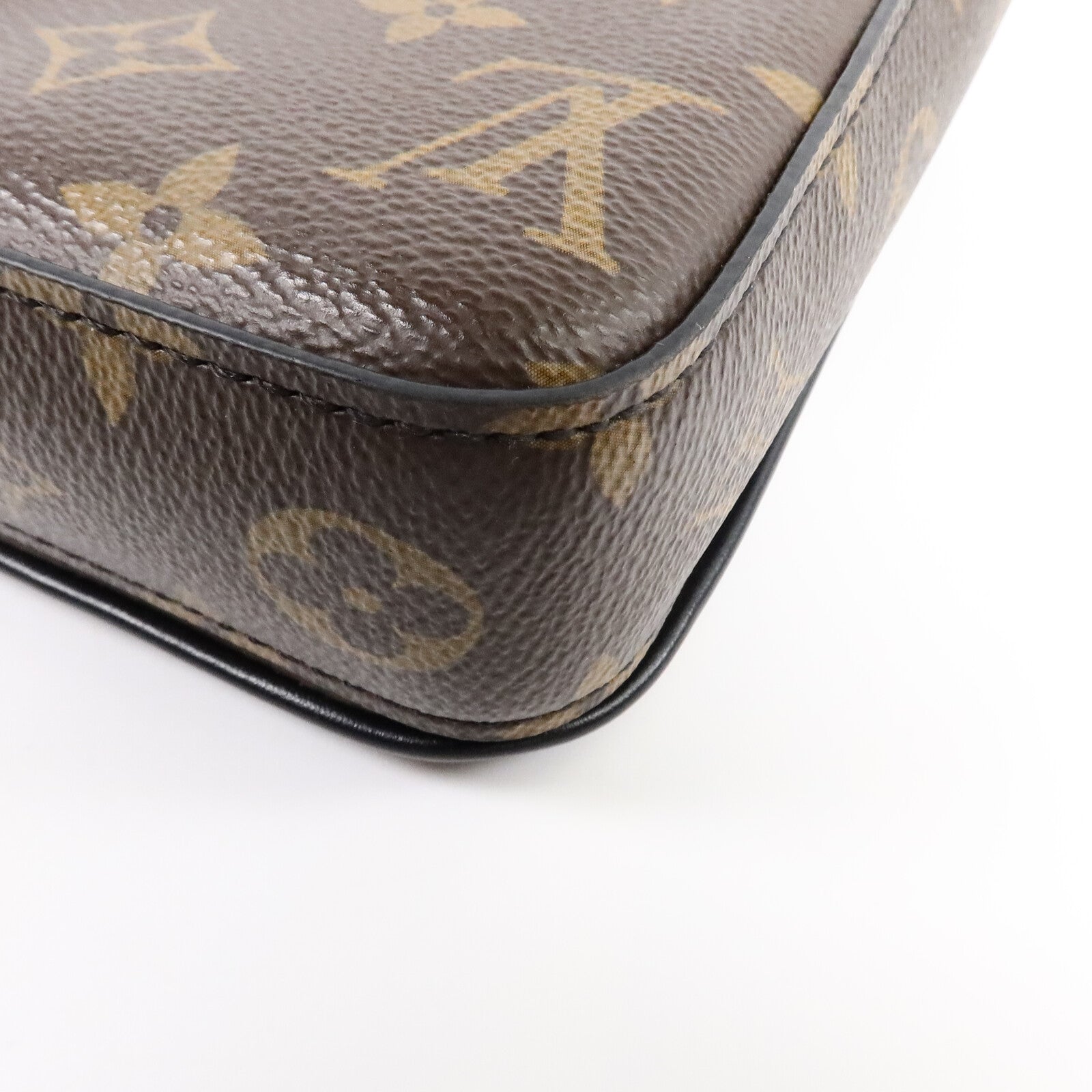 LOUIS VUITTON Monogram Macassar S-Lock肩背袋