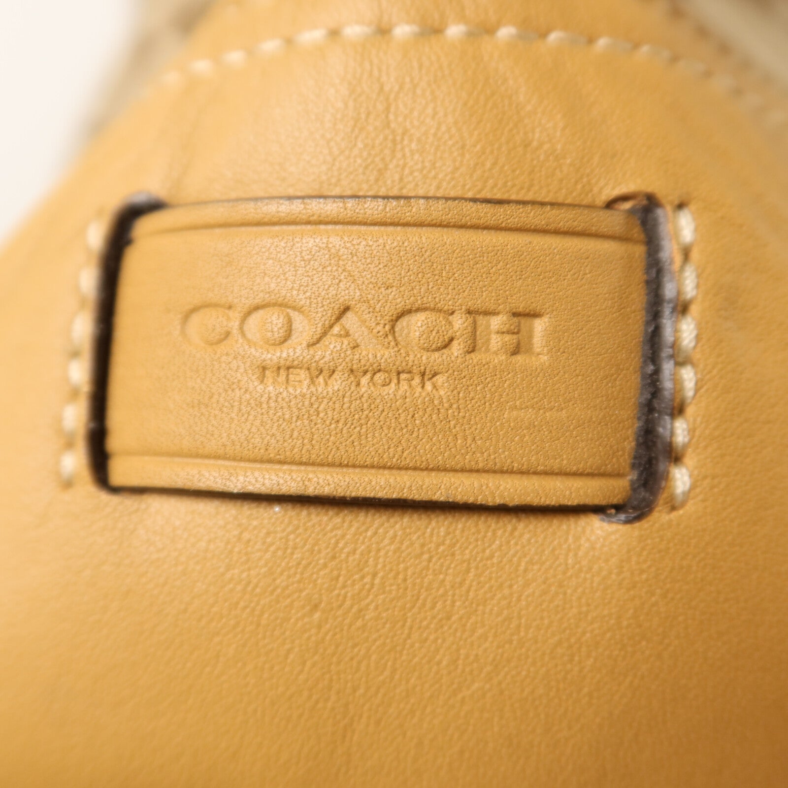 COACH 【激減優惠】帆布2 Way Shoulder銀扣手挽肩背兩用袋