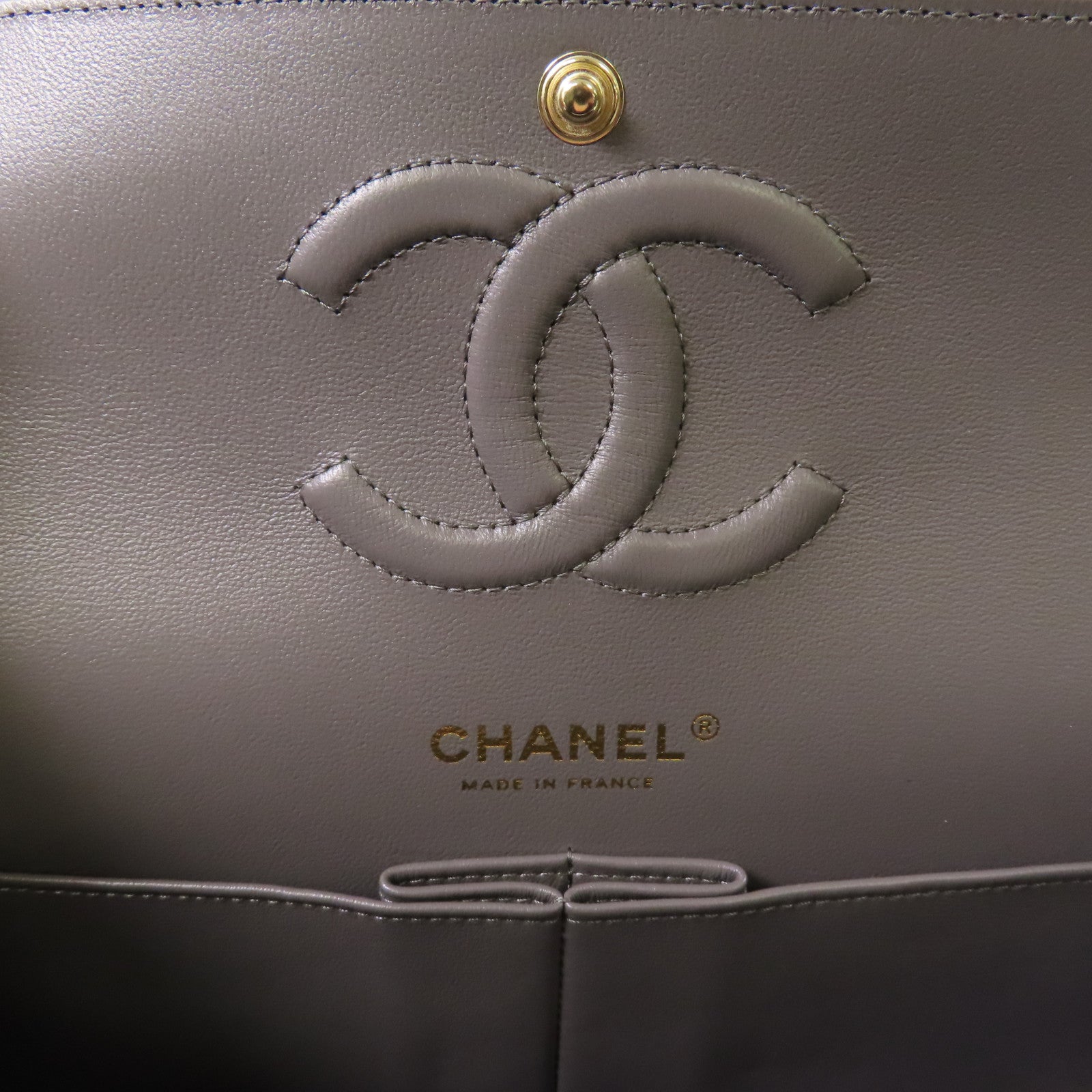 CHANEL 【激減優惠】羊皮皮革Classic 25金扣鏈帶肩背袋