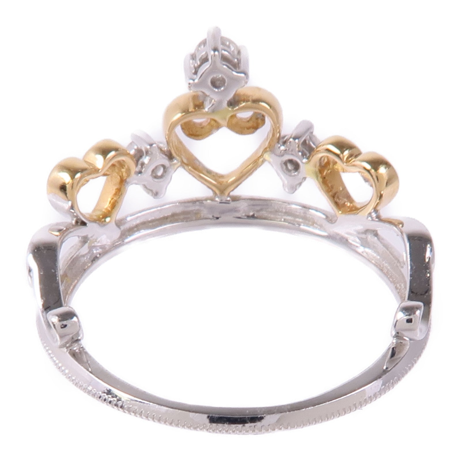 JEWELRY 【激減優惠】18K黃金/白金Diamond Ring鑽石戒指US#6