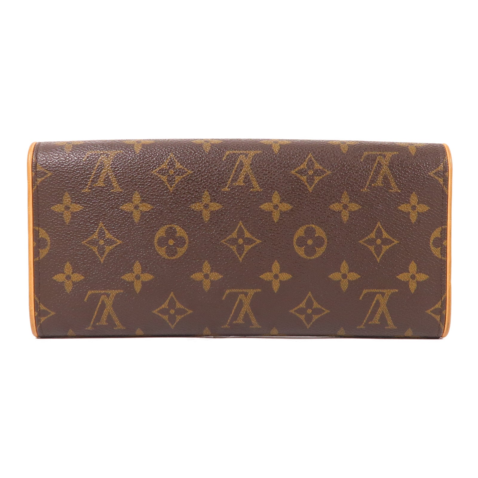 LOUIS VUITTON Monogram Pochette Twin GM金扣肩背袋