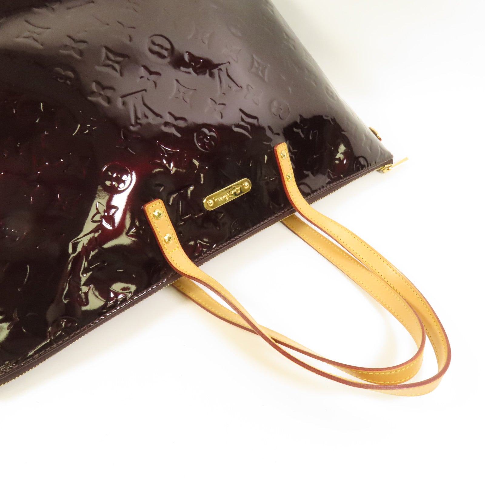 LOUIS VUITTON Vernis Bellevue GM金扣肩背袋