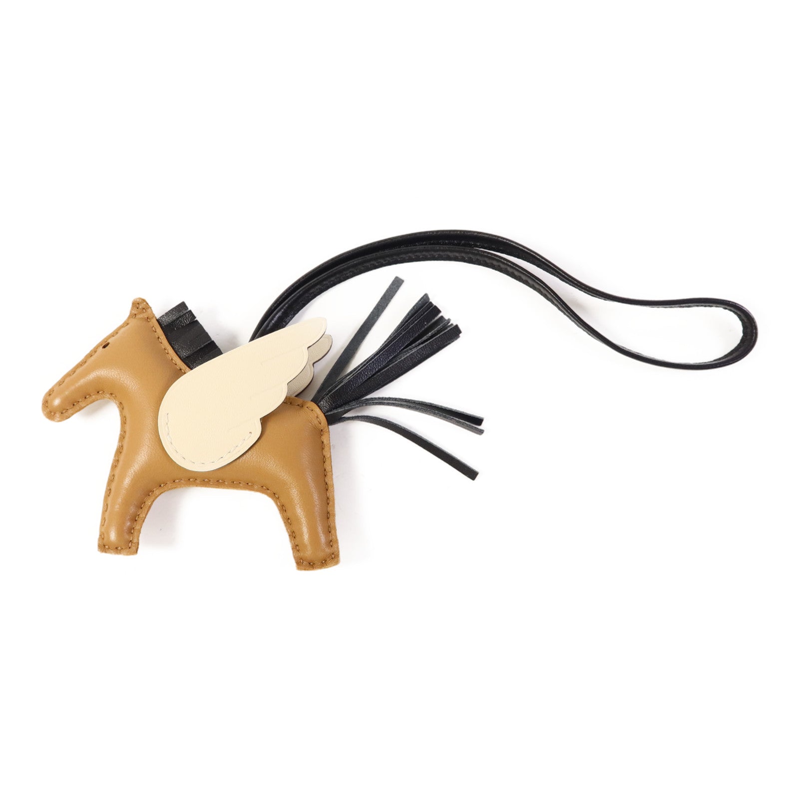 HERMES Milo皮革/Swift皮革Rodeo Pegase PM掛飾