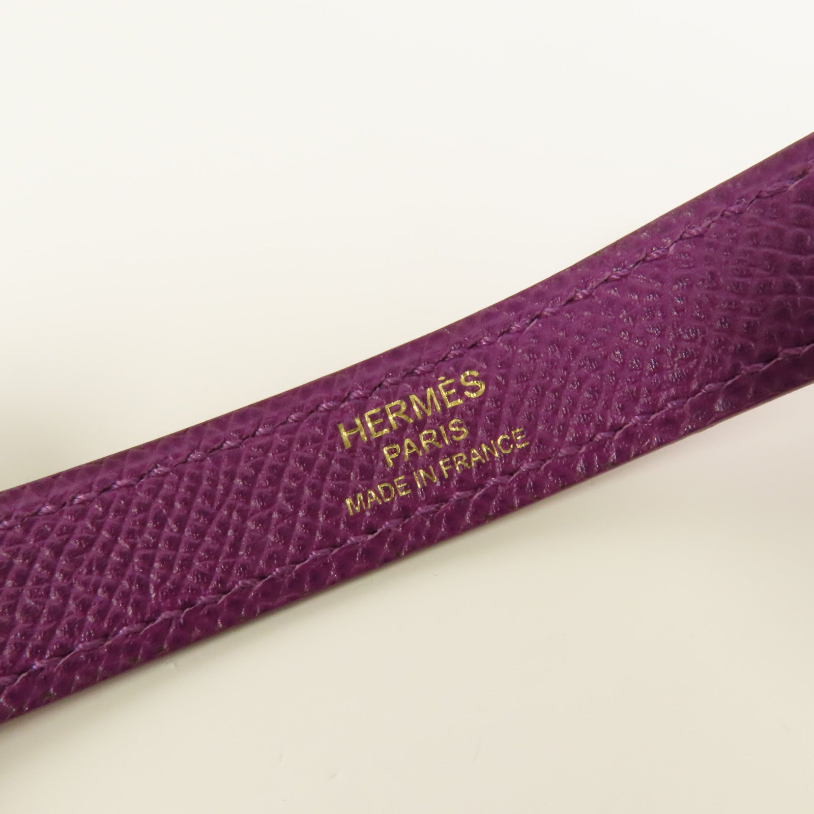 HERMES Epsom皮革Kelly 25金扣手挽肩背兩用袋Anemone