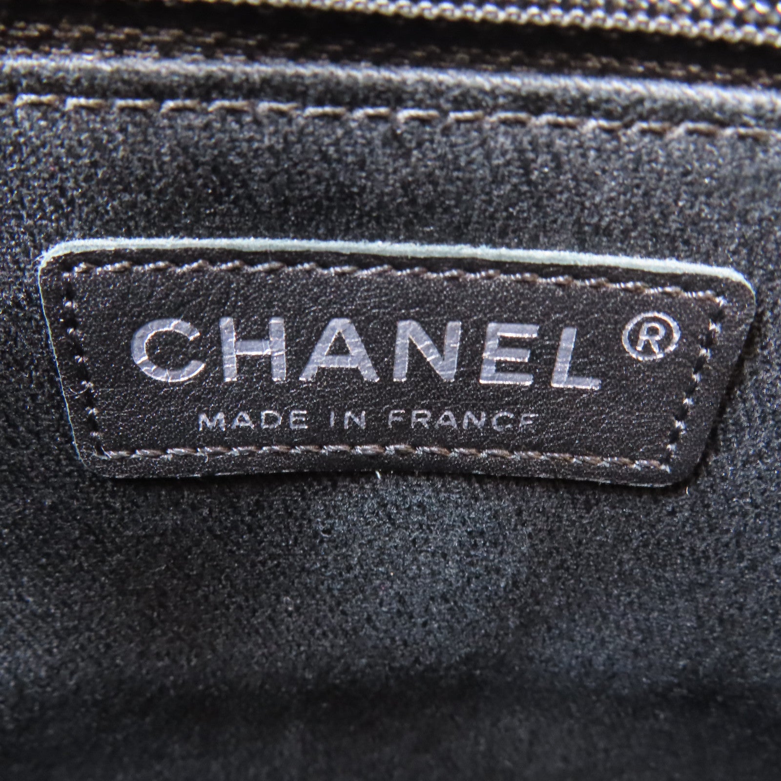 CHANEL 菱格羊皮皮革Chain Shoulder Bag銀扣鏈帶肩背袋黑色