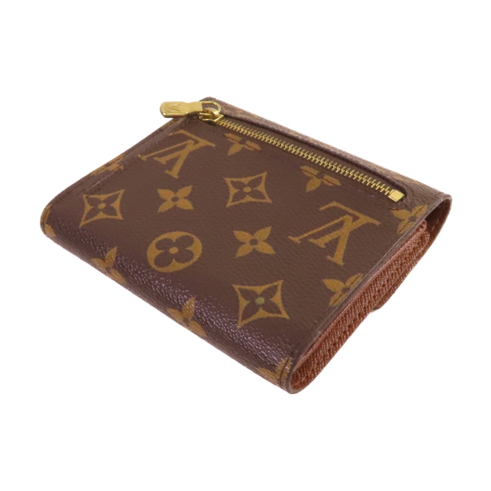 LOUIS VUITTON Monogram Portefeuille Koala Trifold Wallet金扣短錢包啡色