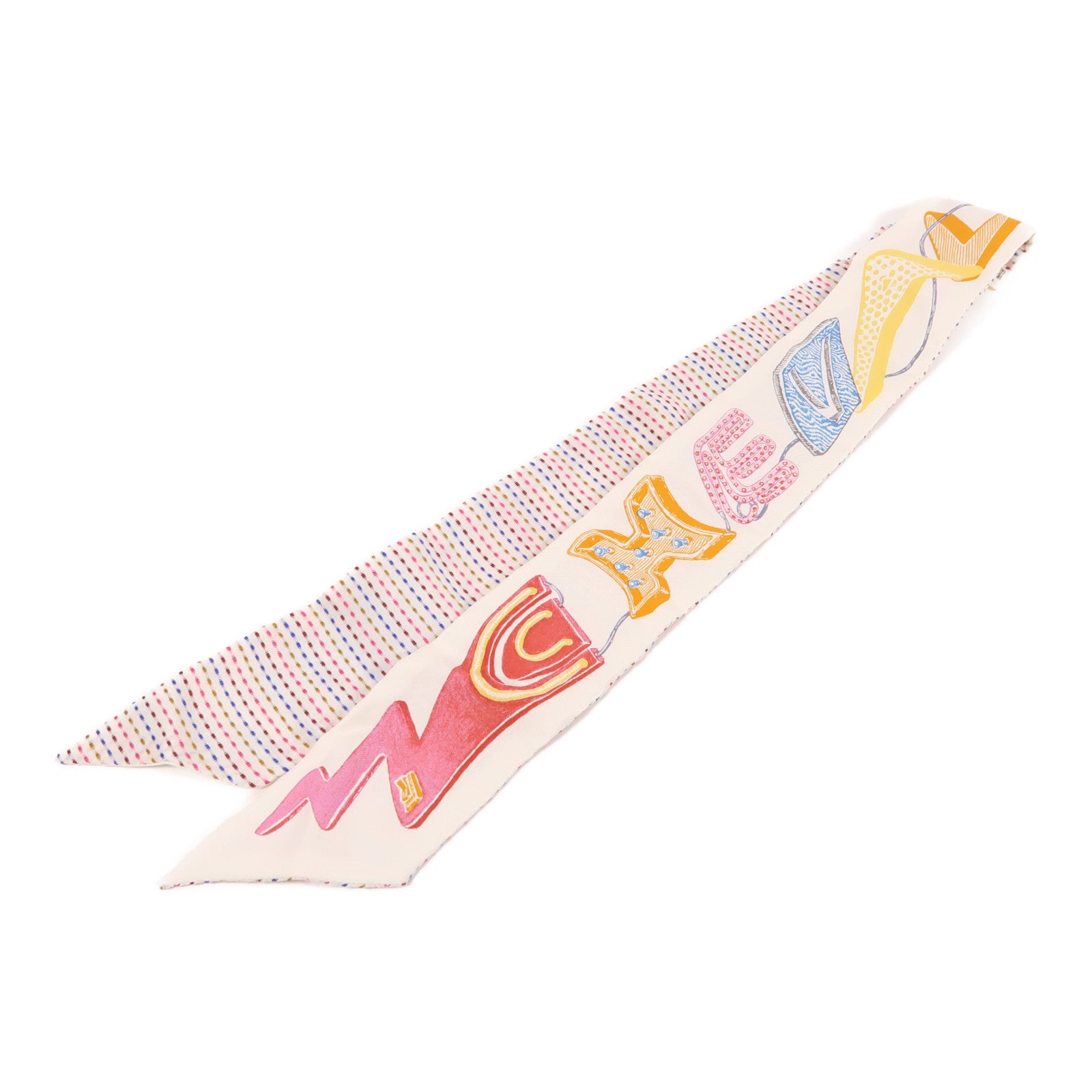 HERMES 絲質Twilly絲巾