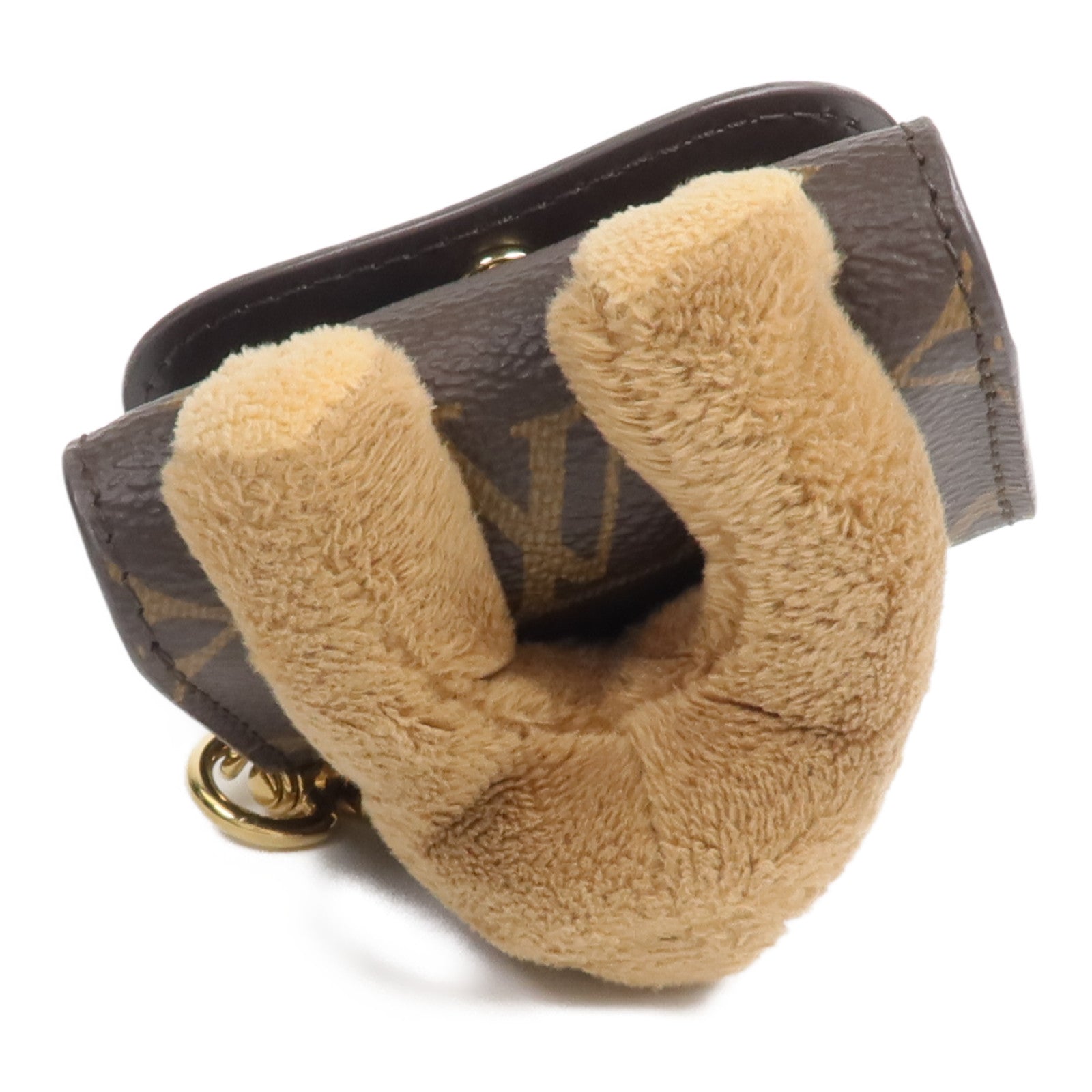 LOUIS VUITTON Monogram LV Cute Cat Pouch Earphone Case耳機套
