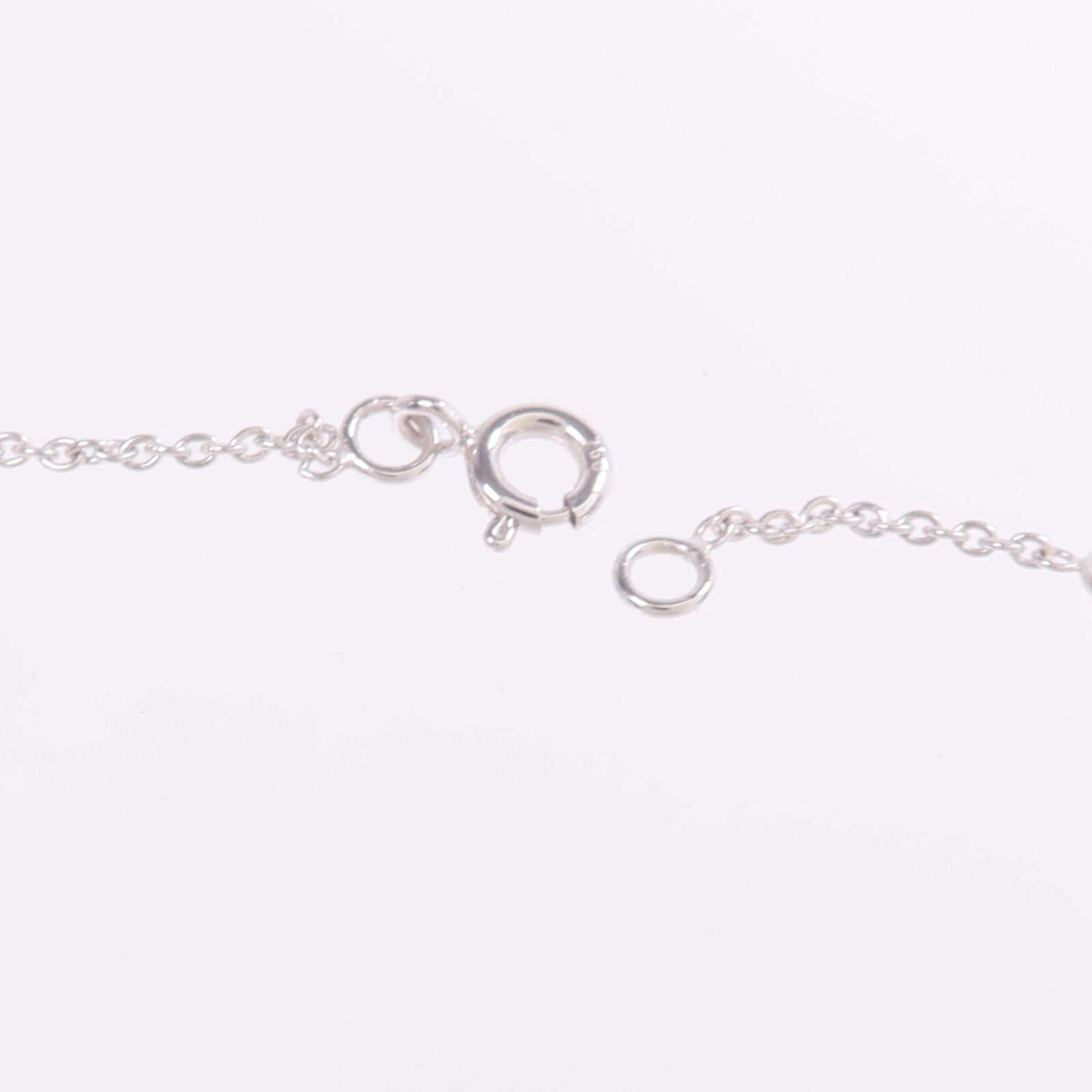 HERMES 18K白金Finesse Pendant鑽石項鍊