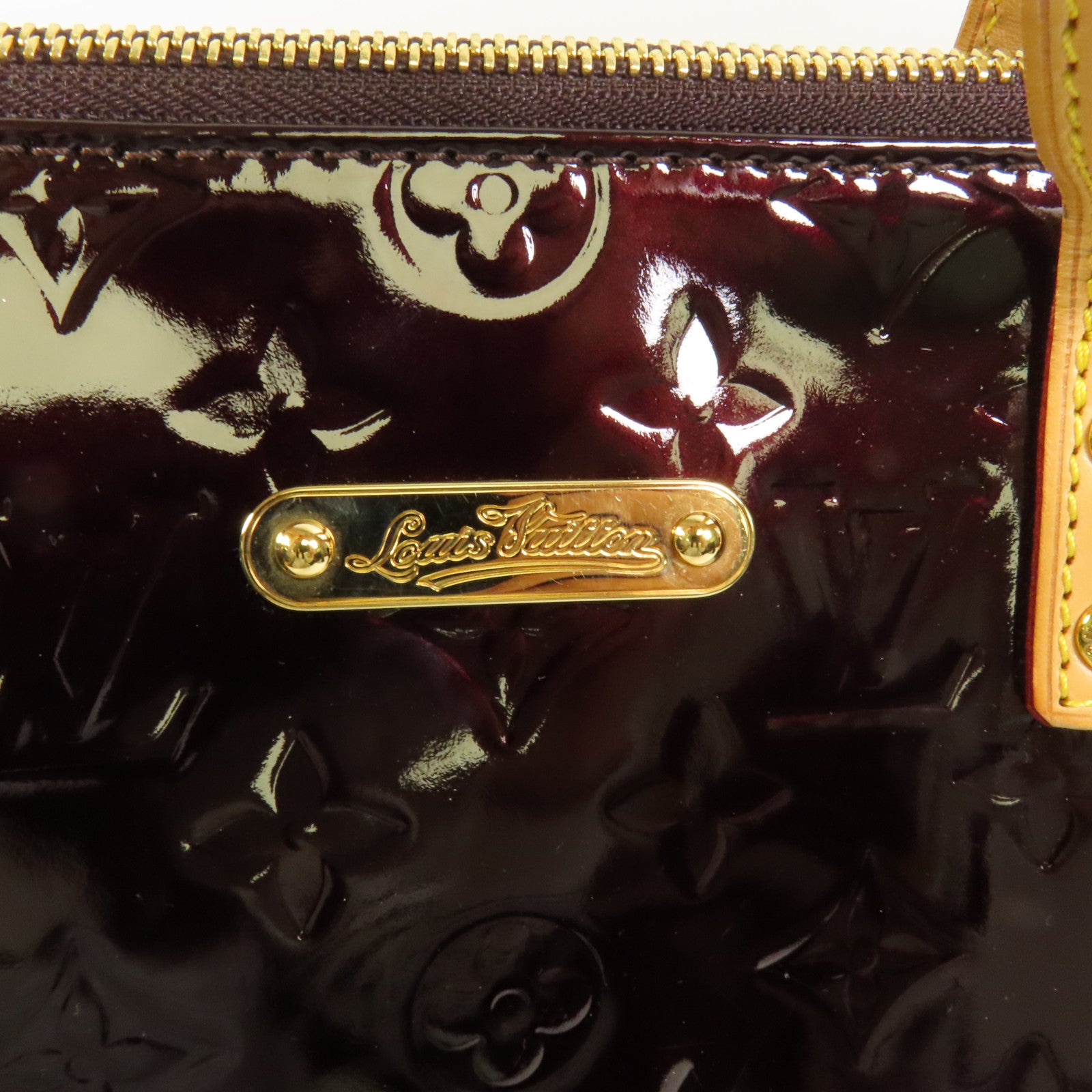 LOUIS VUITTON Vernis Bellevue GM金扣肩背袋