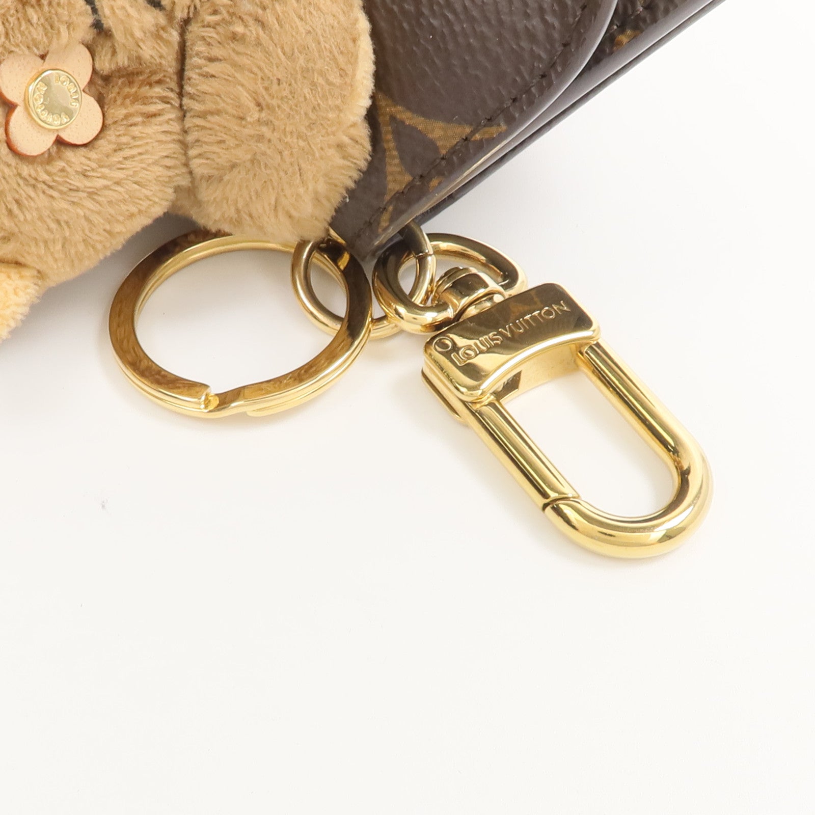 LOUIS VUITTON Monogram LV Cute Cat Pouch Earphone Case耳機套